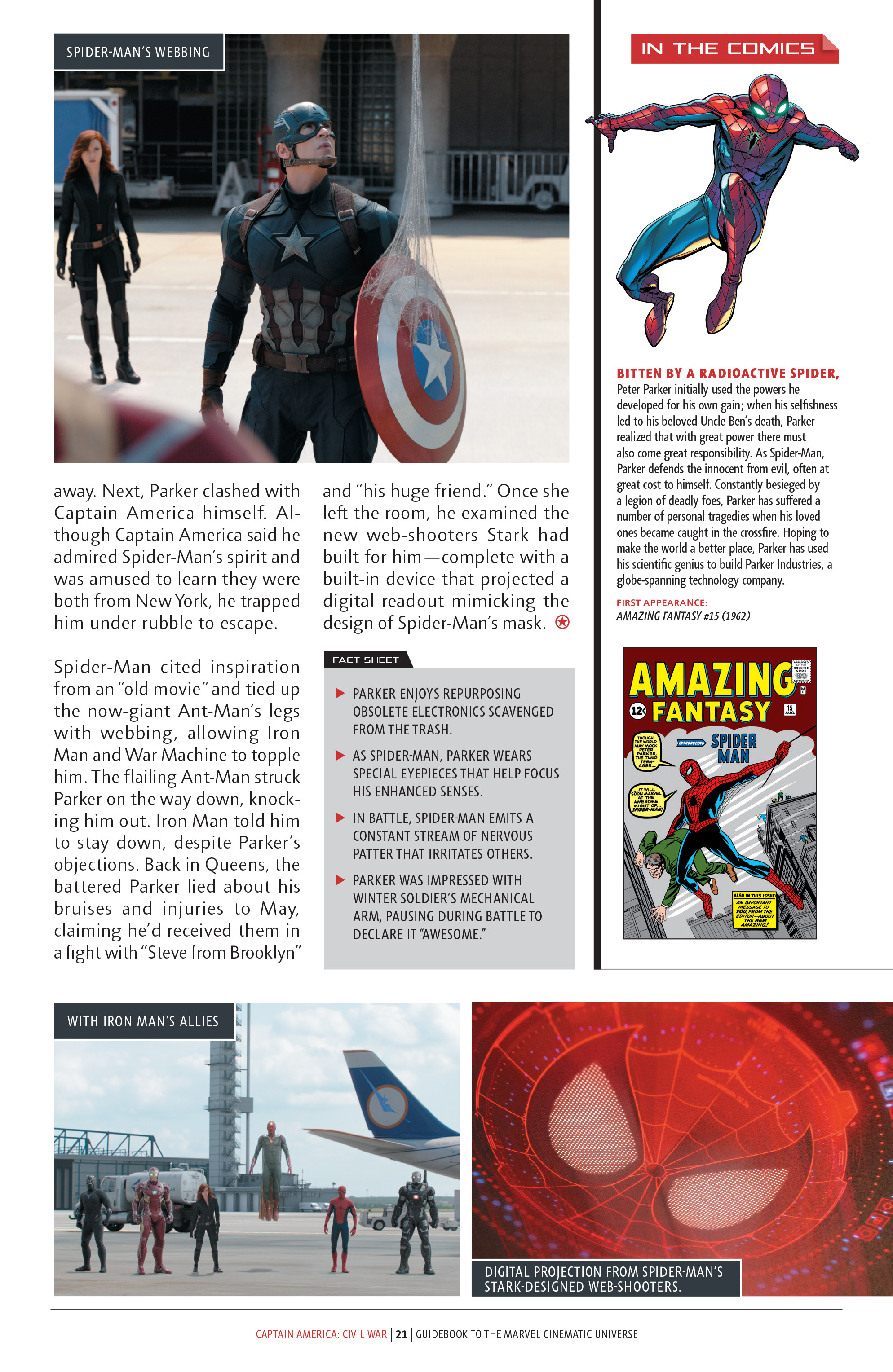 Read online Guidebook to the Marvel Cinematic Universe - Marvel's Captain America: Civil War comic -  Issue # Full - 23