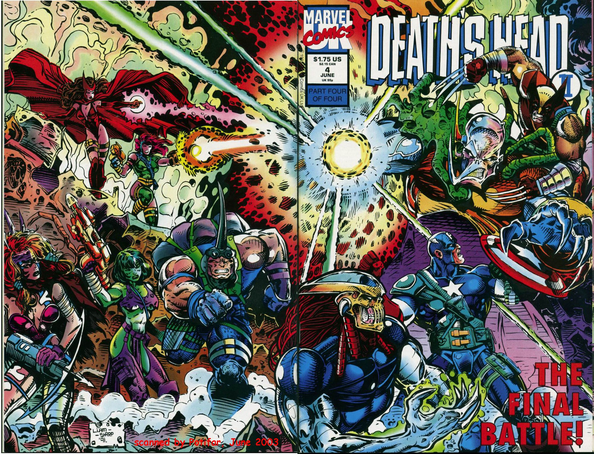 Read online Death's Head II (vol. 1) comic -  Issue #4 - 1