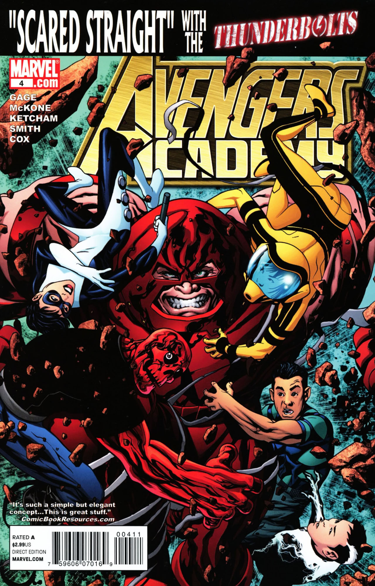 Read online Avengers Academy comic -  Issue #4 - 1