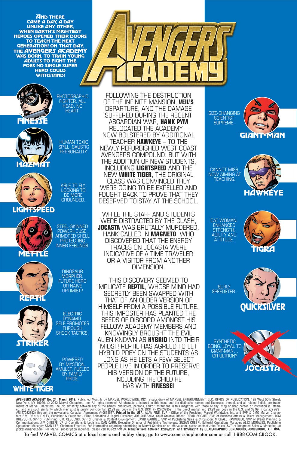 Read online Avengers Academy comic -  Issue #24 - 2