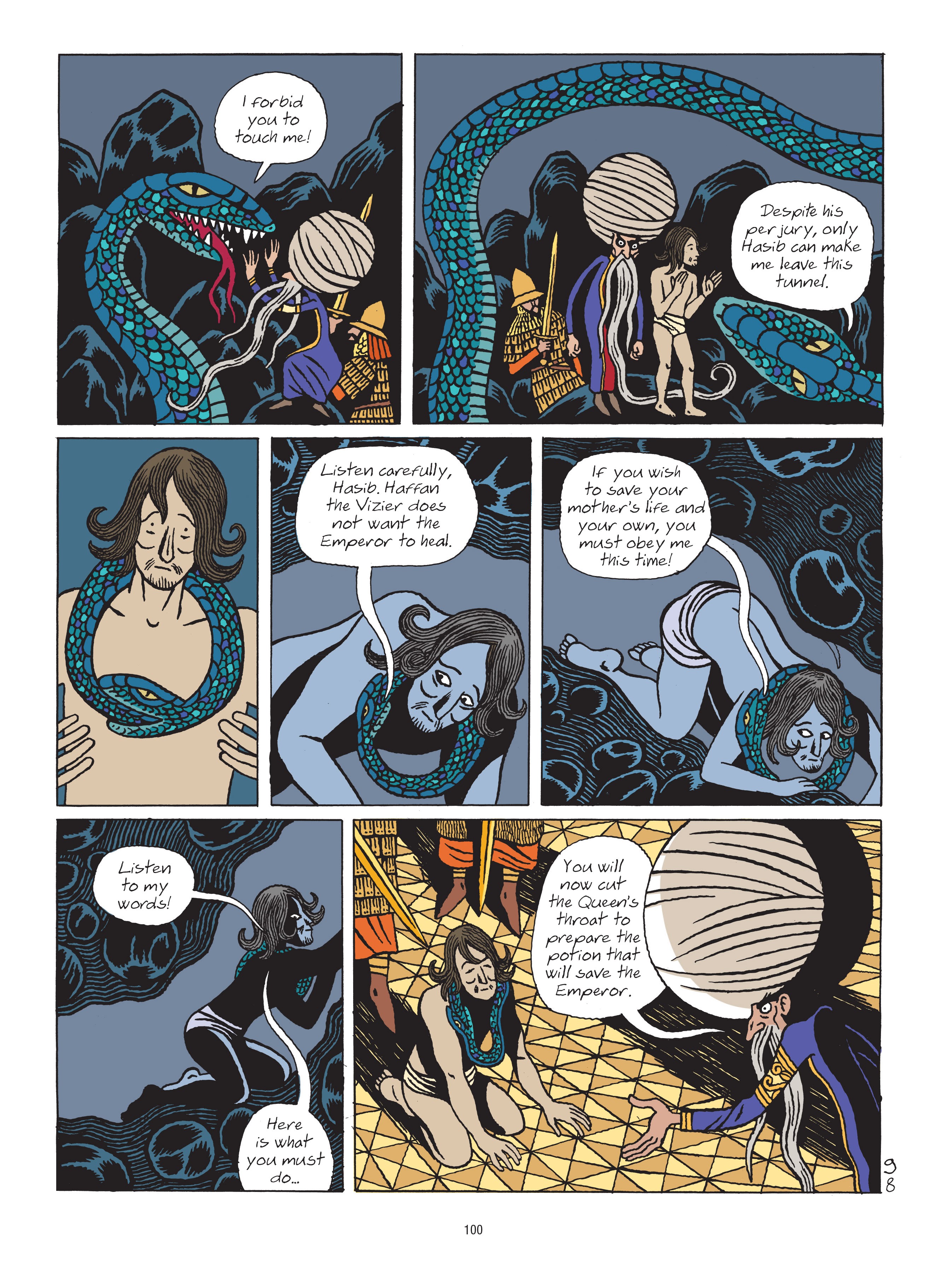 Read online A Tale of a Thousand and One Nights: HASIB & the Queen of Serpents comic -  Issue # TPB - 100