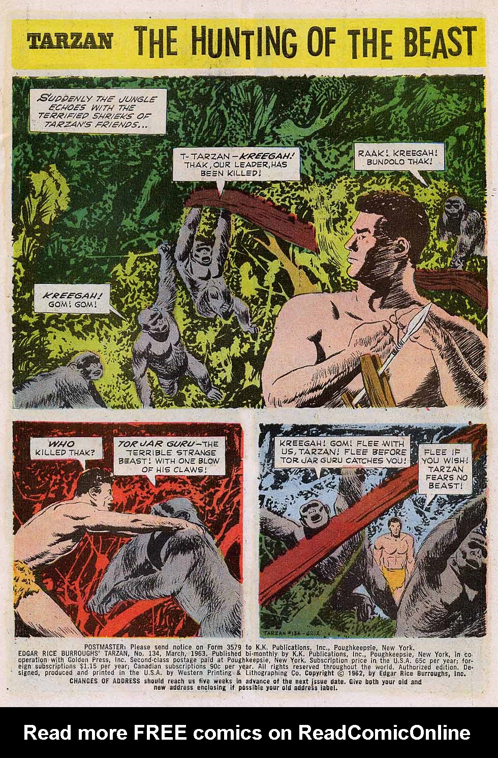 Read online Tarzan (1962) comic -  Issue #134 - 3