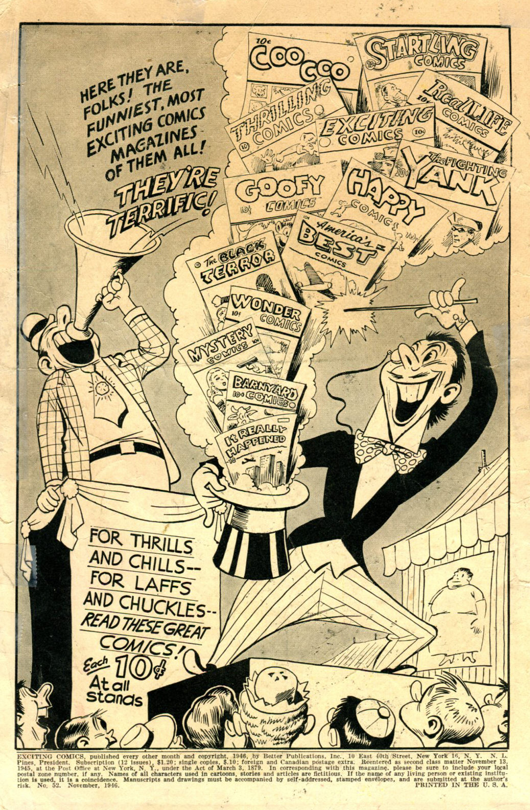 Read online Exciting Comics comic -  Issue #52 - 2