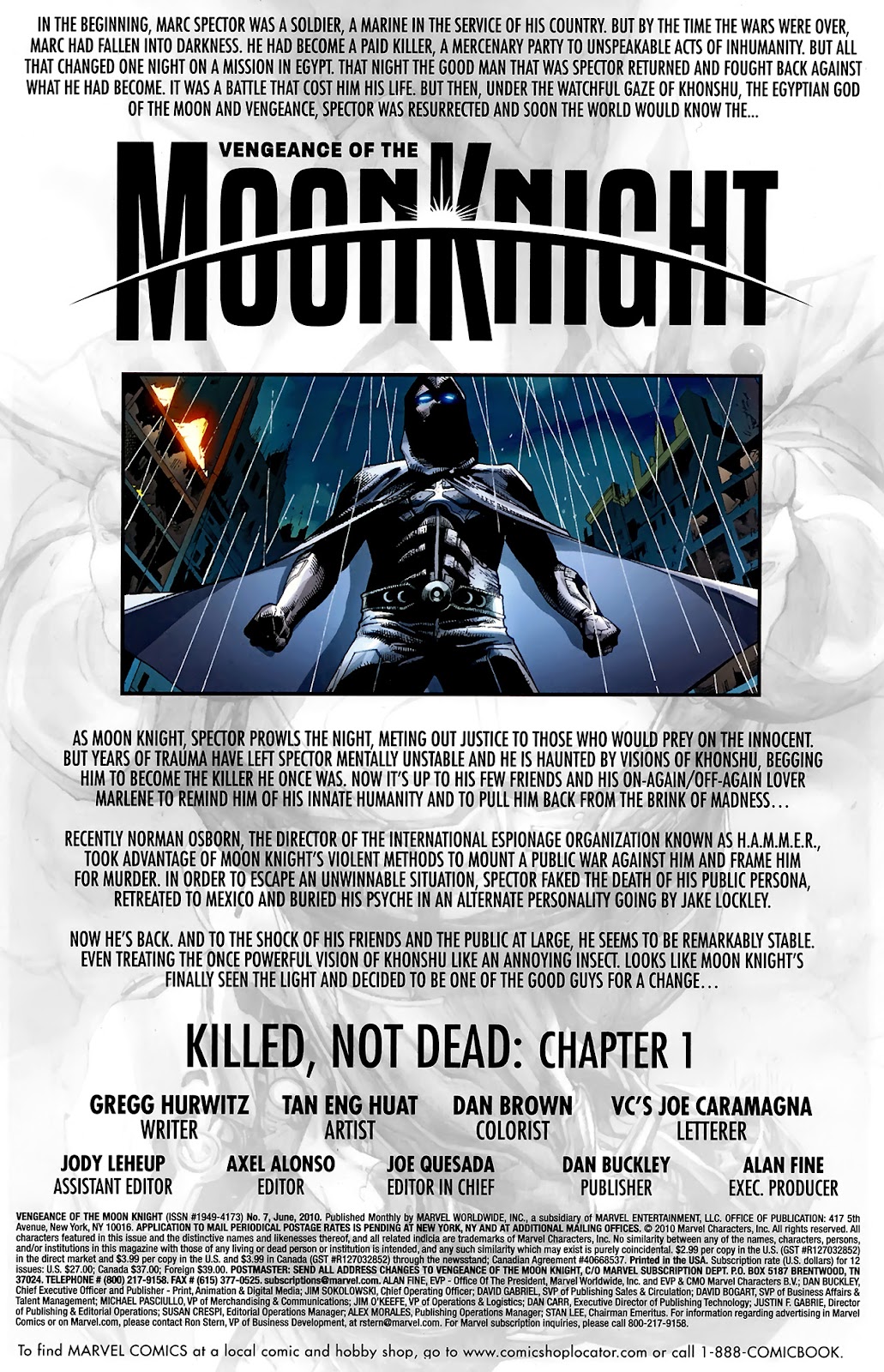 Vengeance of the Moon Knight issue 7 - Page 3