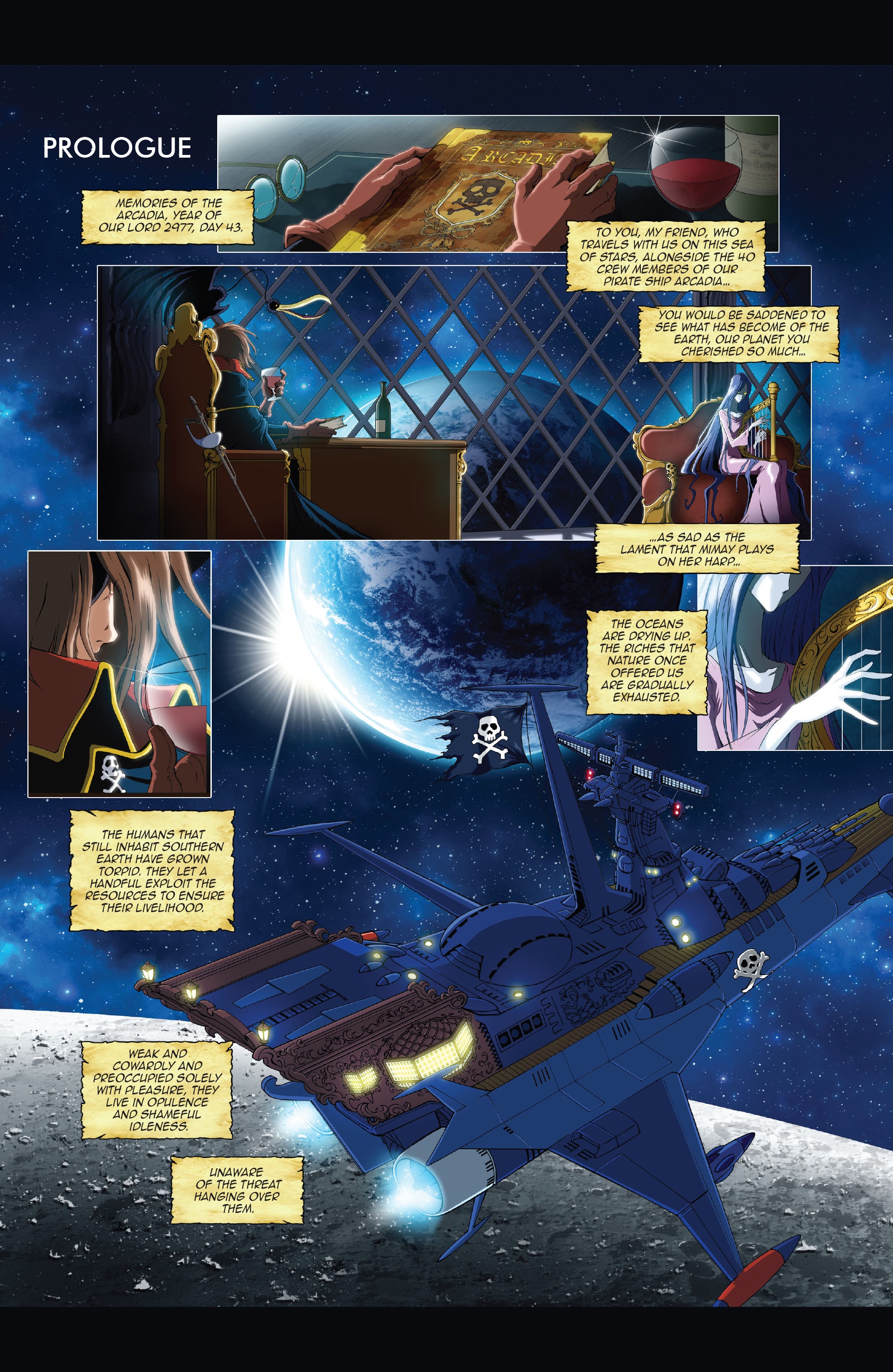 Read online Free Comic Book Day 2021 comic -  Issue # Space Pirate Captain Harlock - 3