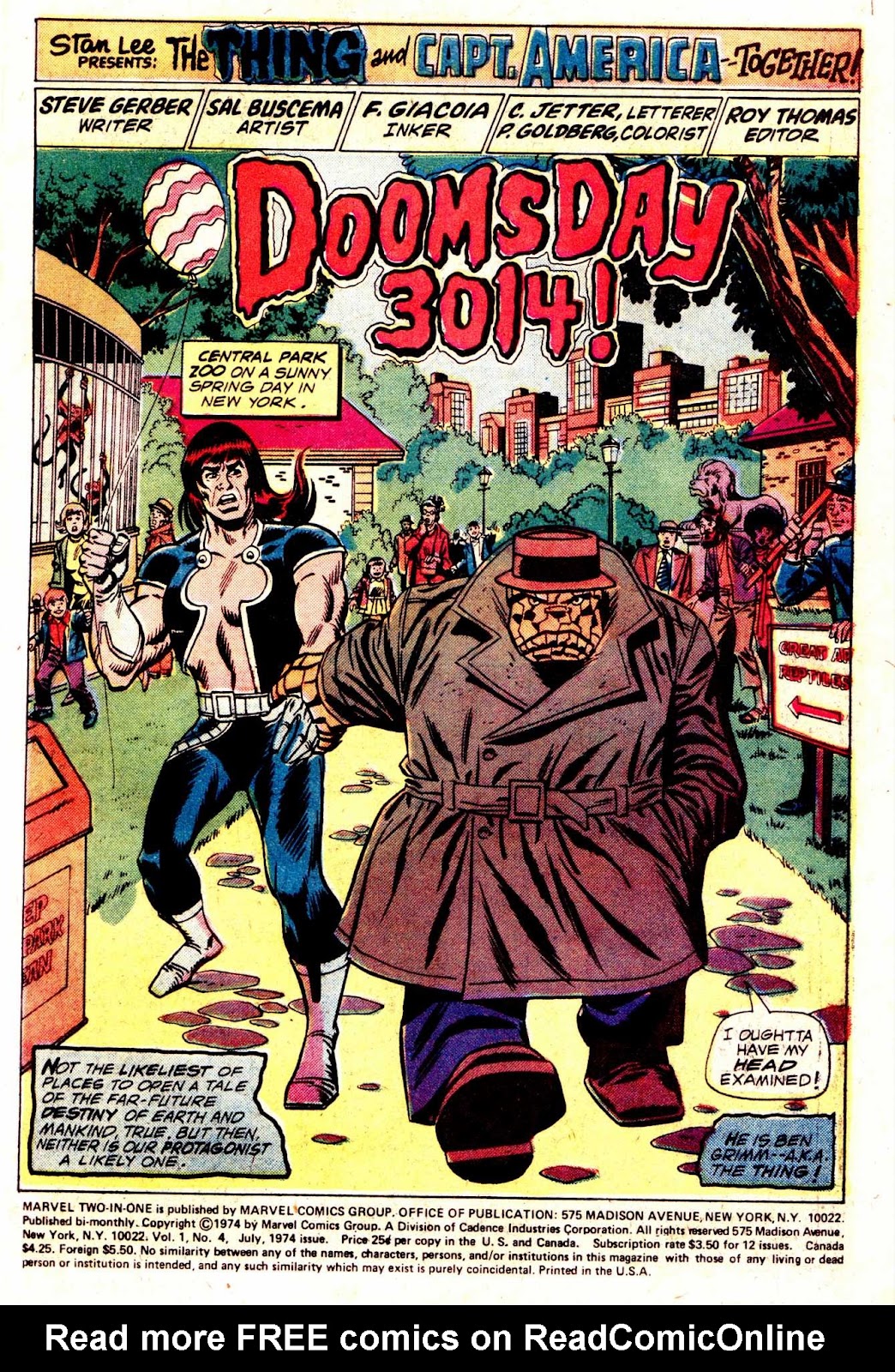 Marvel Two-In-One (1974) issue 4 - Page 2
