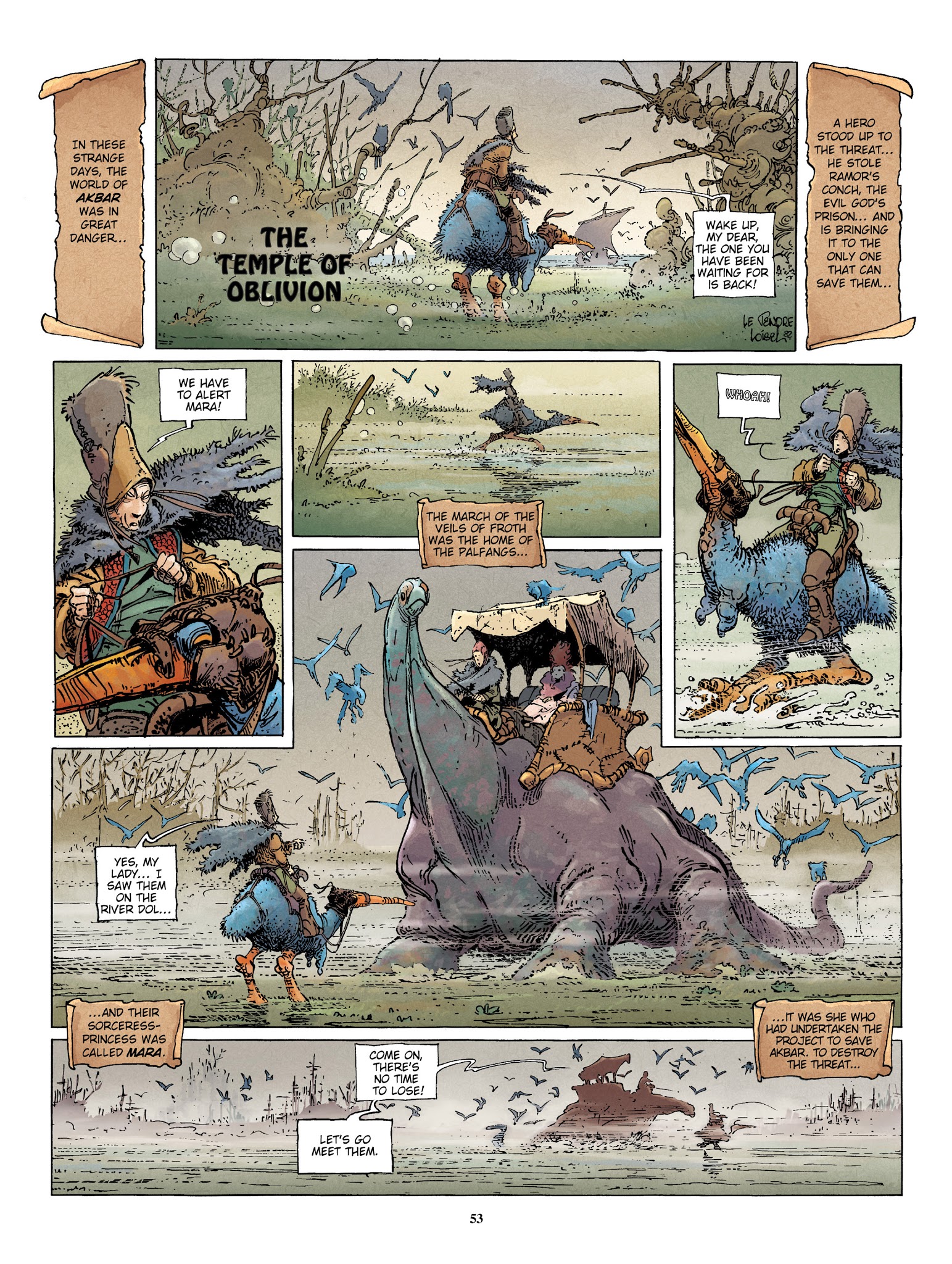 Read online The Quest for the Time Bird comic -  Issue # TPB - 54