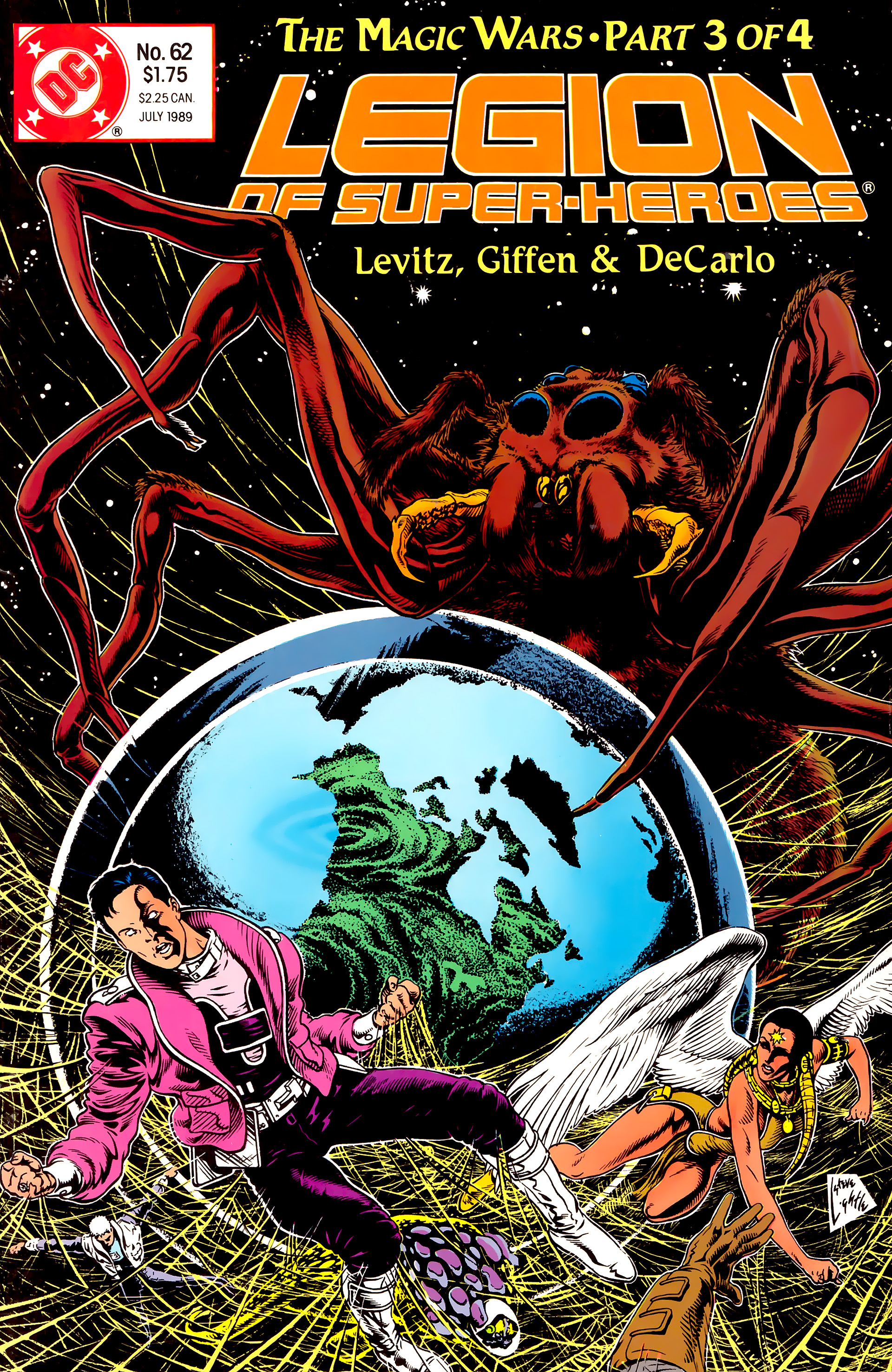 Read online Legion of Super-Heroes (1984) comic -  Issue #62 - 1