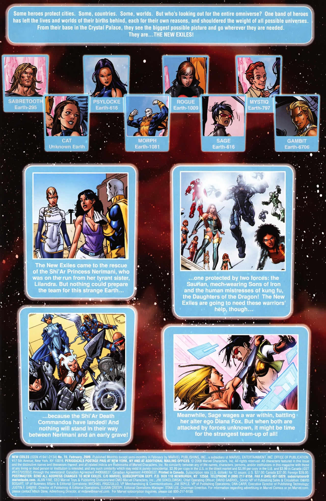 Read online New Exiles comic -  Issue #15 - 2