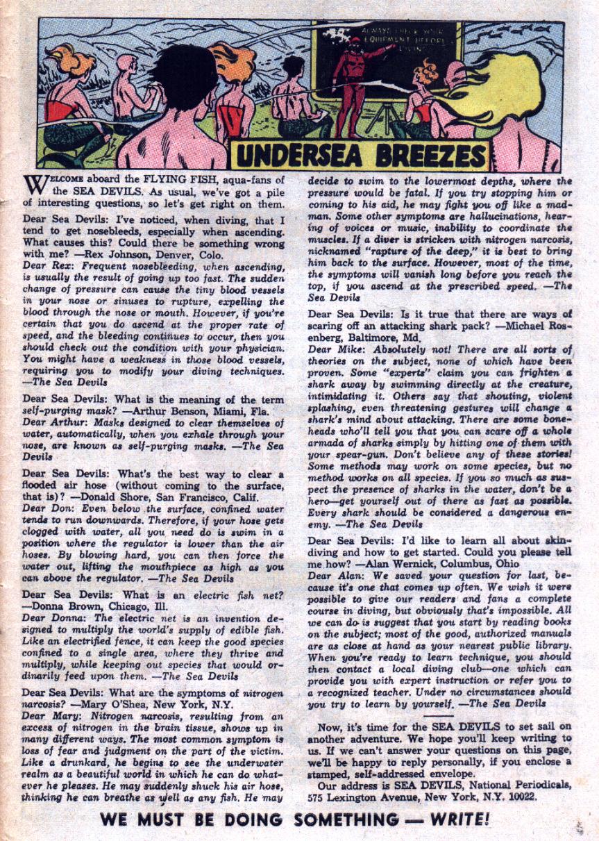 Read online Sea Devils comic -  Issue #29 - 34