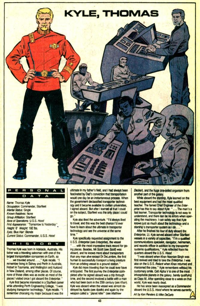 Read online Who's Who in Star Trek comic -  Issue #1 - 43