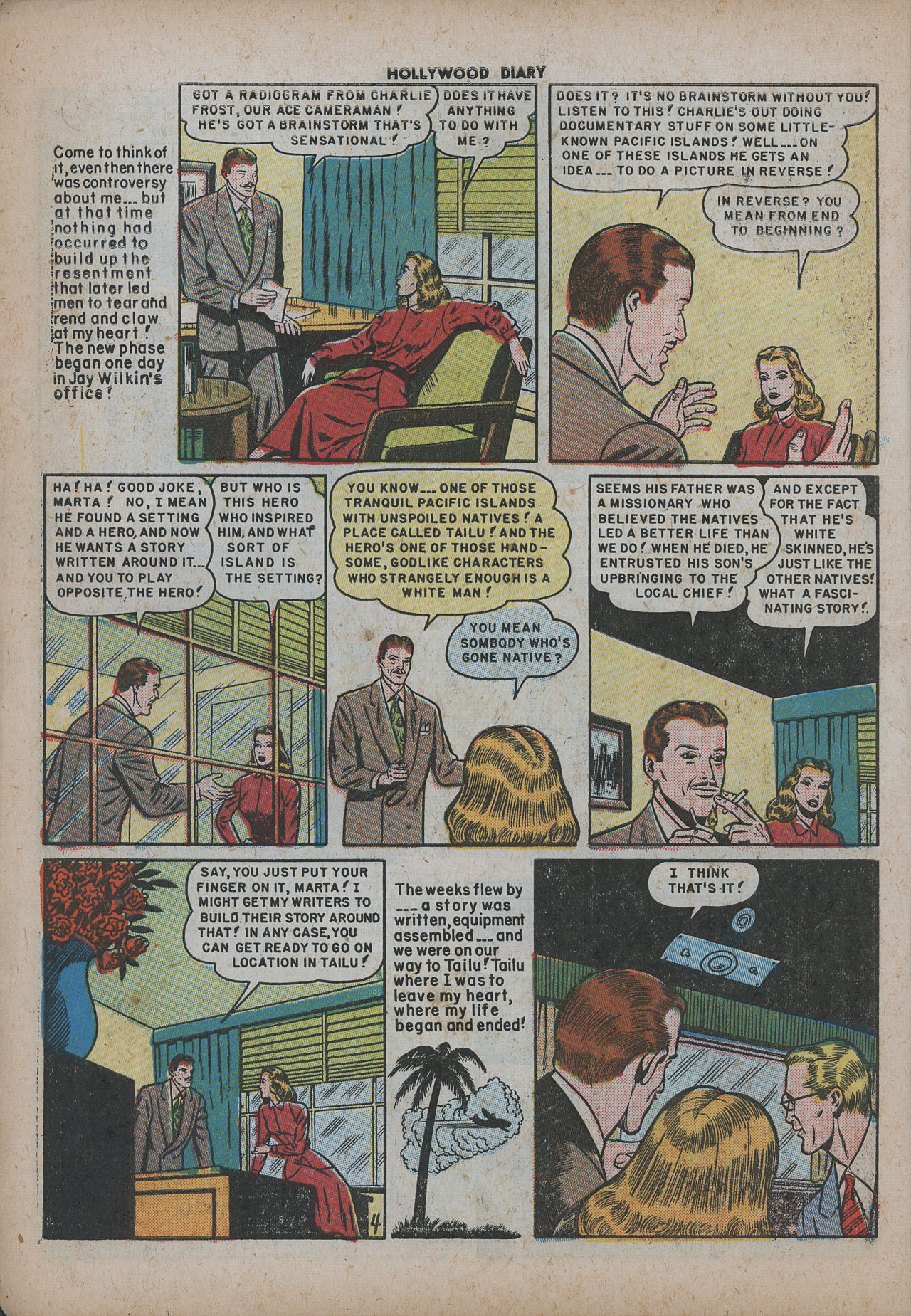 Read online Hollywood Diary comic -  Issue #4 - 6