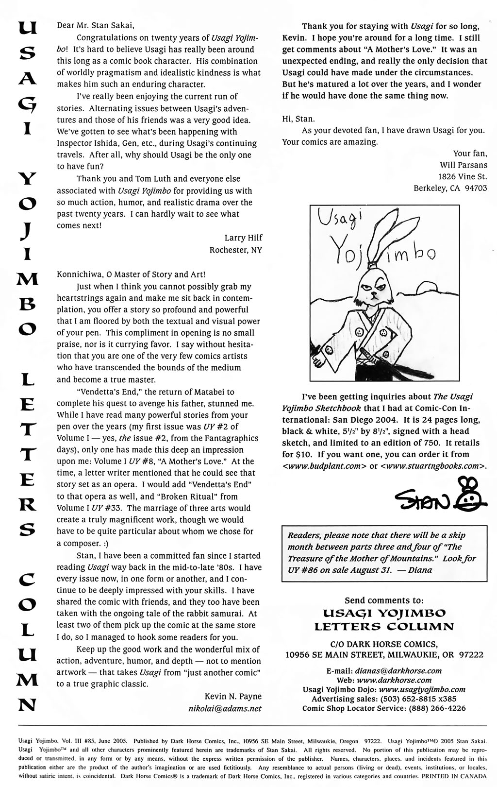 Read online Usagi Yojimbo (1996) comic -  Issue #85 - 27