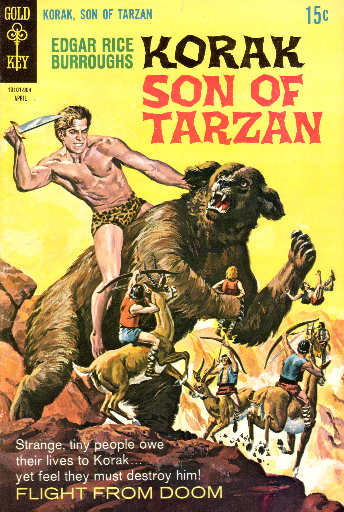 Read online Korak, Son of Tarzan (1964) comic -  Issue #28 - 1