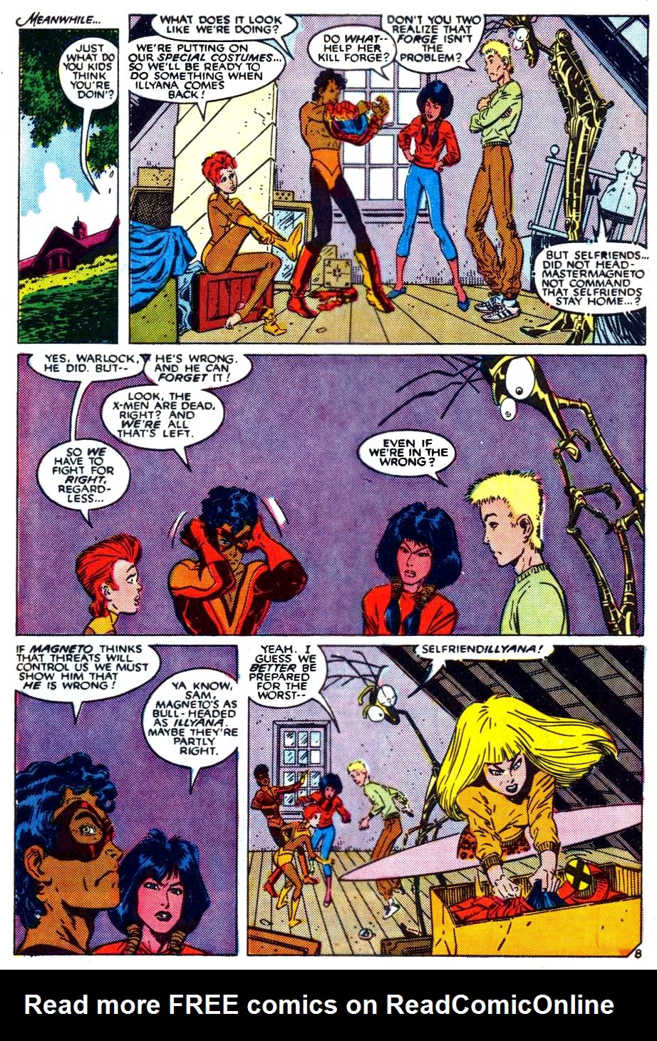 Read online The New Mutants comic -  Issue #65 - 7