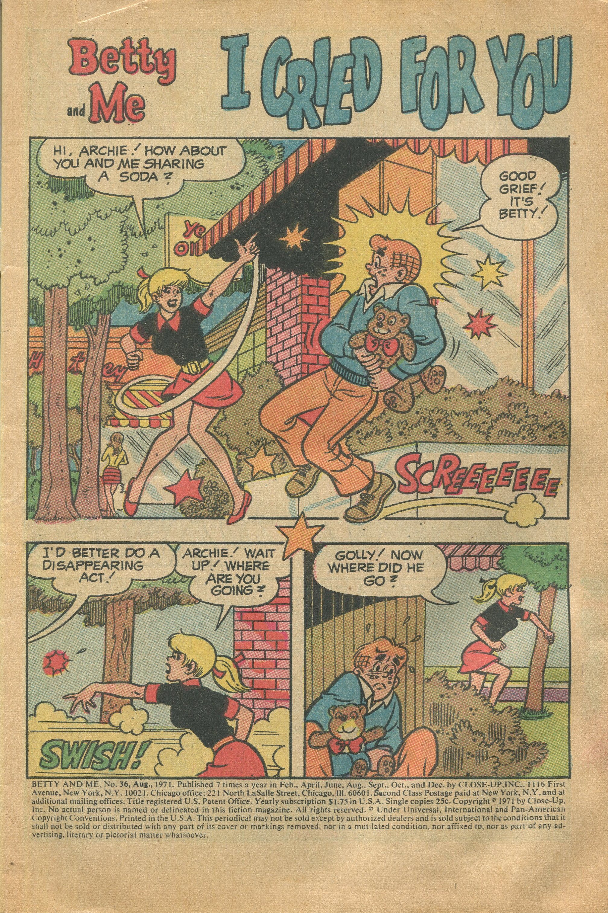 Read online Betty and Me comic -  Issue #36 - 3