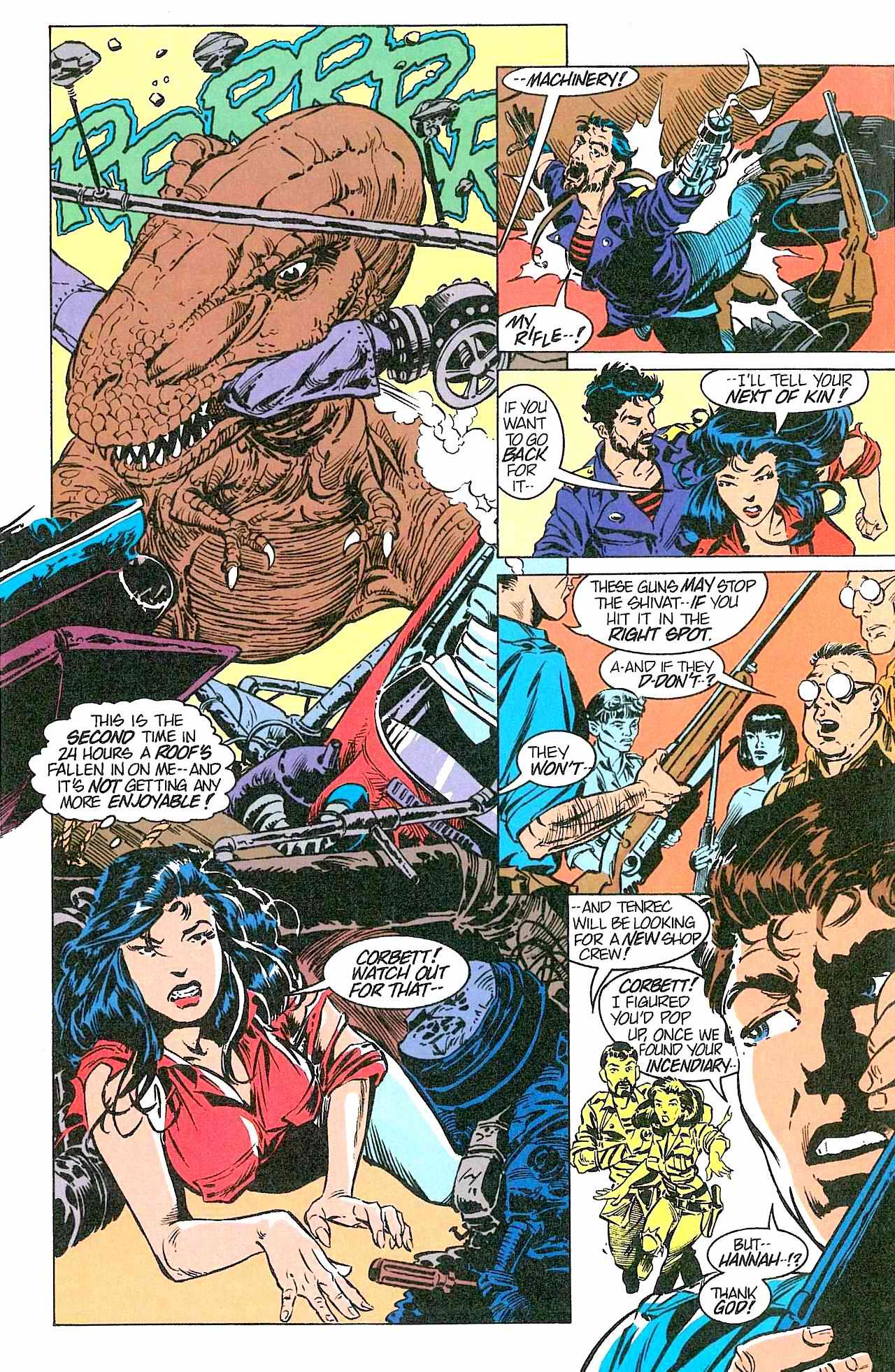 Read online Cadillacs and Dinosaurs comic -  Issue #6 - 12
