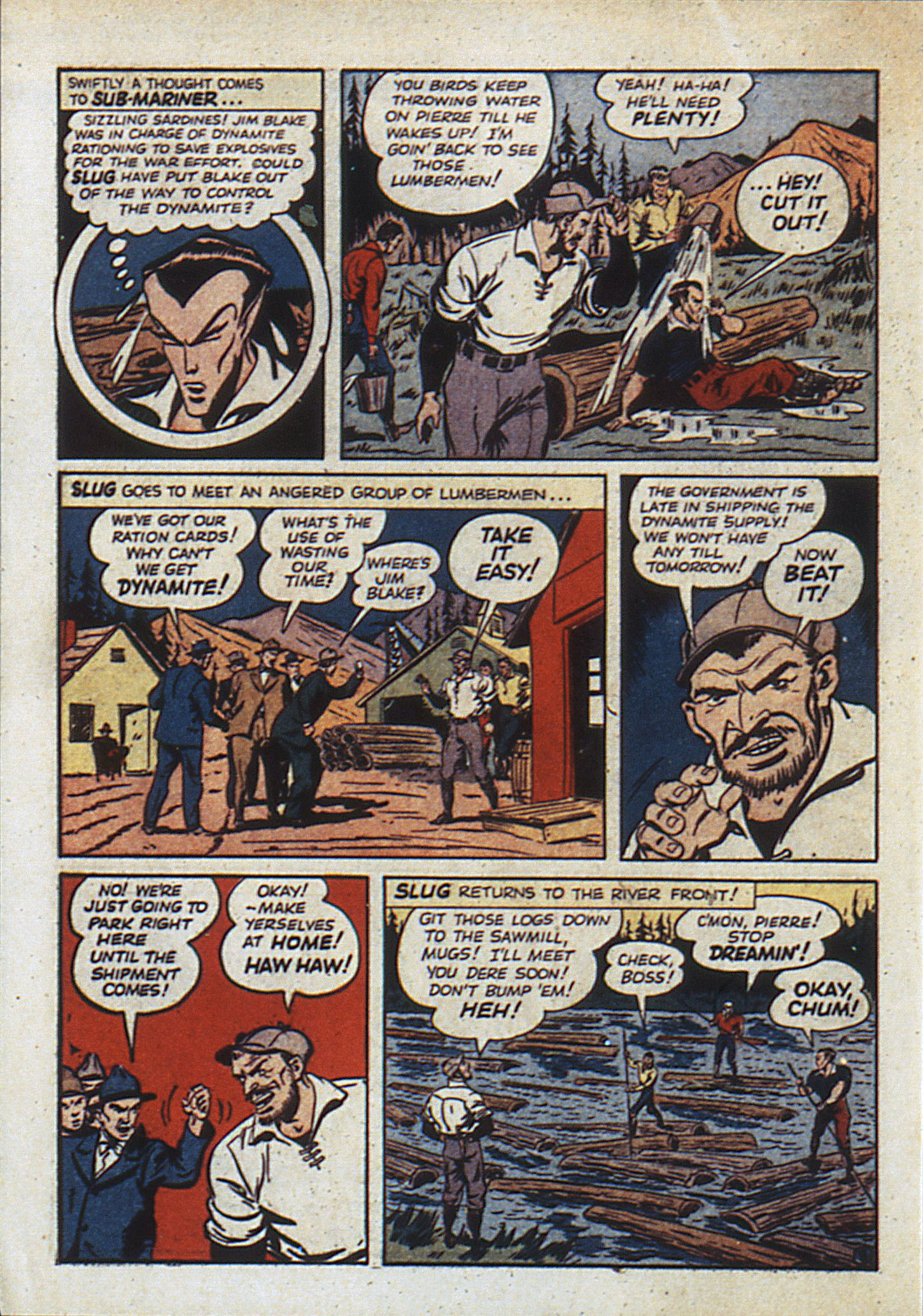 Read online Sub-Mariner Comics comic -  Issue #6 - 11