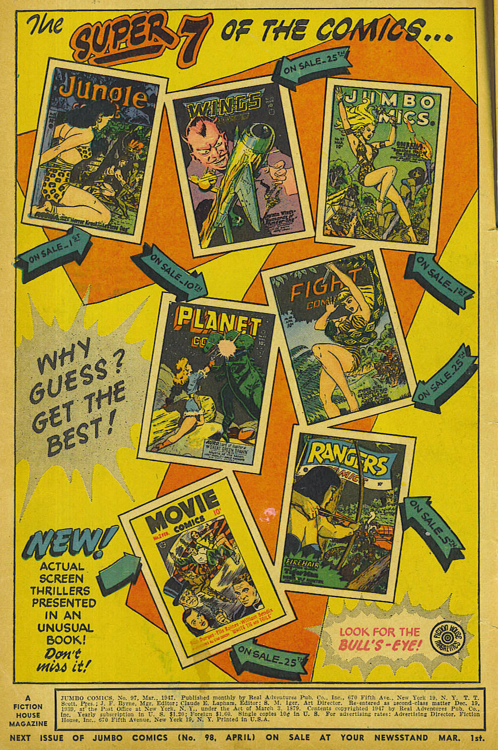 Read online Jumbo Comics comic -  Issue #97 - 2