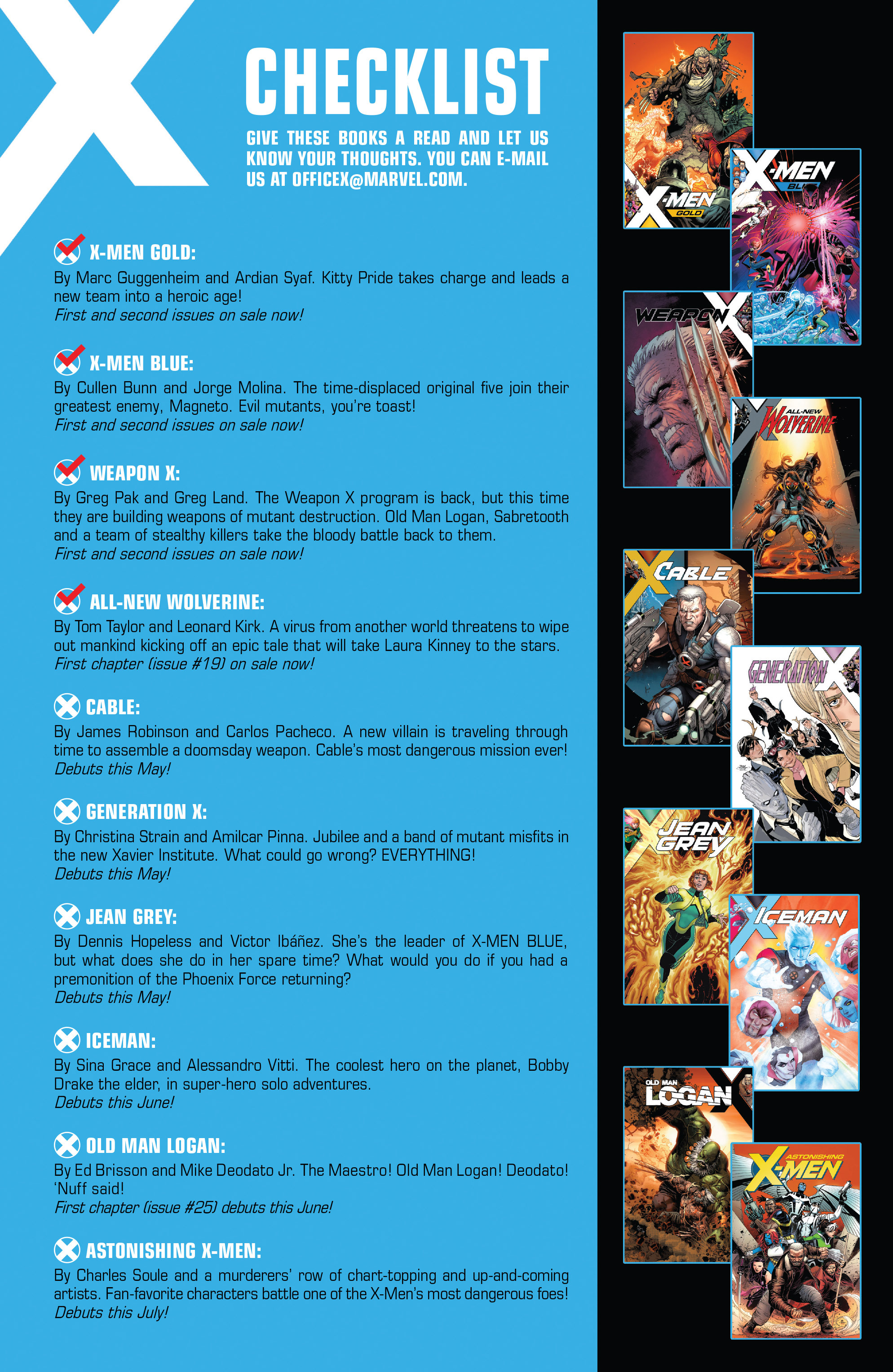 Read online X-Men: Blue comic -  Issue #2 - 23