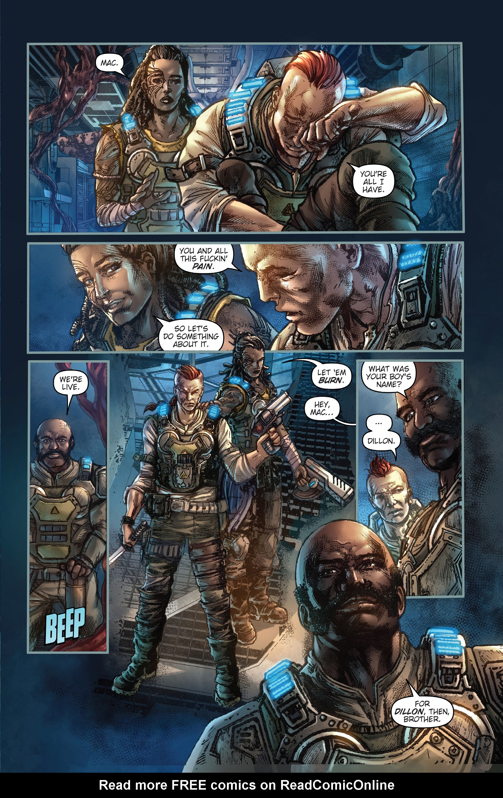 Read online Gears of War: Hivebusters comic -  Issue #4 - 16