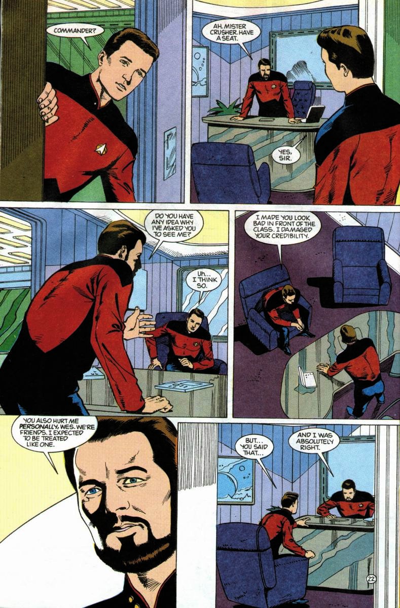Read online Star Trek: The Next Generation (1989) comic -  Issue #19 - 19