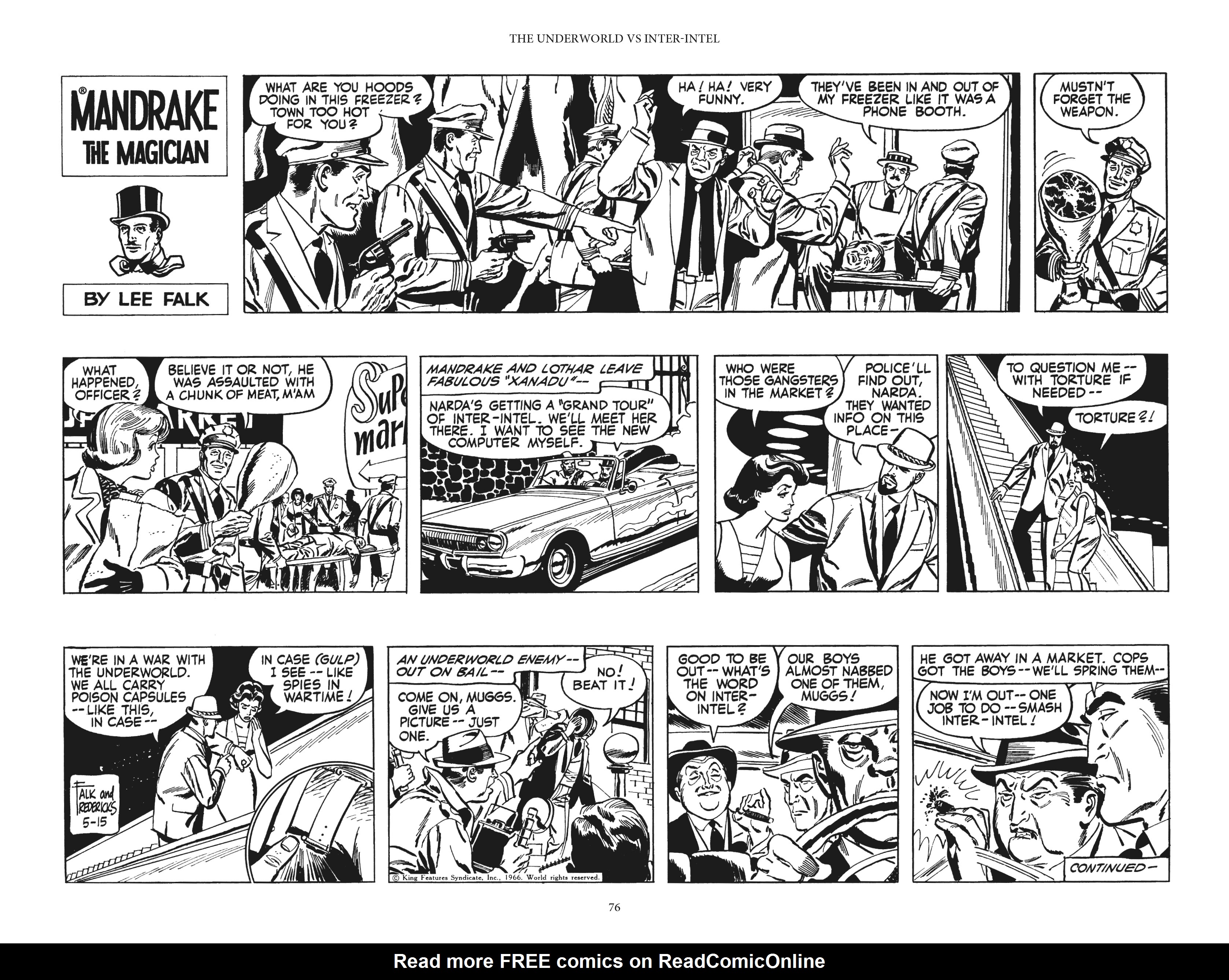 Read online Mandrake the Magician: The Fred Fredricks Sundays comic -  Issue # TPB (Part 1) - 77