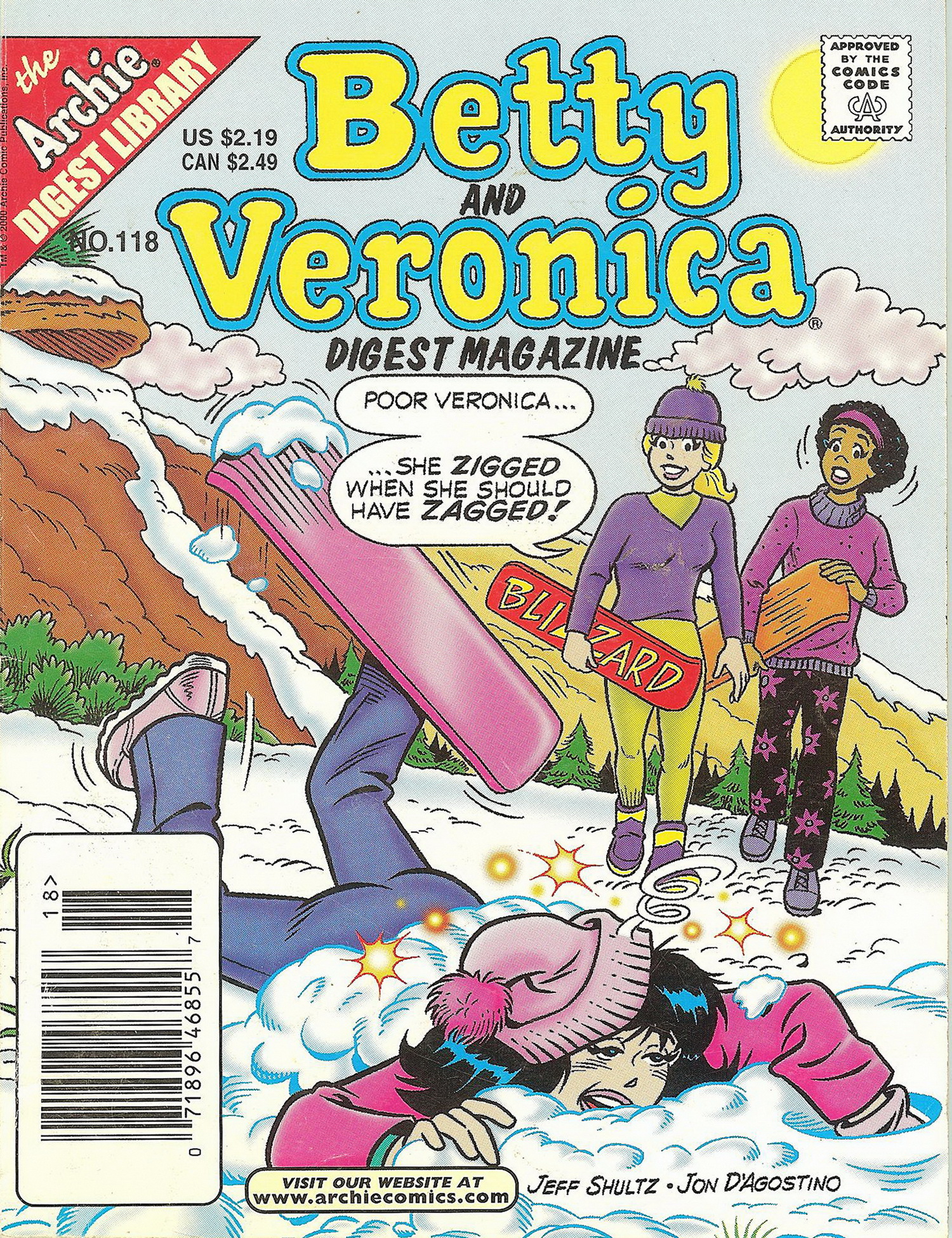 Read online Betty and Veronica Digest Magazine comic -  Issue #118 - 1