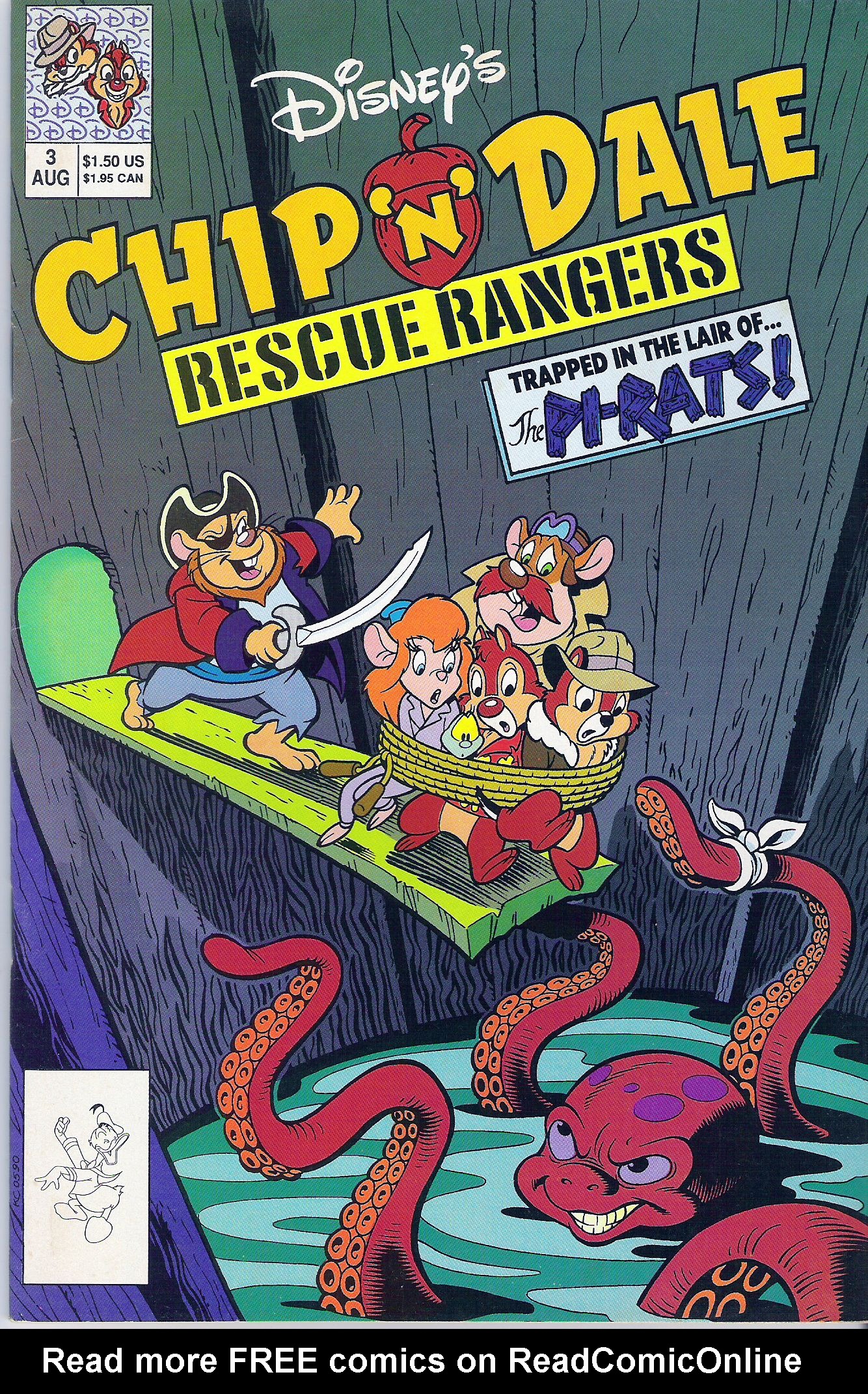Read online Disney's Chip 'N Dale Rescue Rangers comic -  Issue #3 - 1