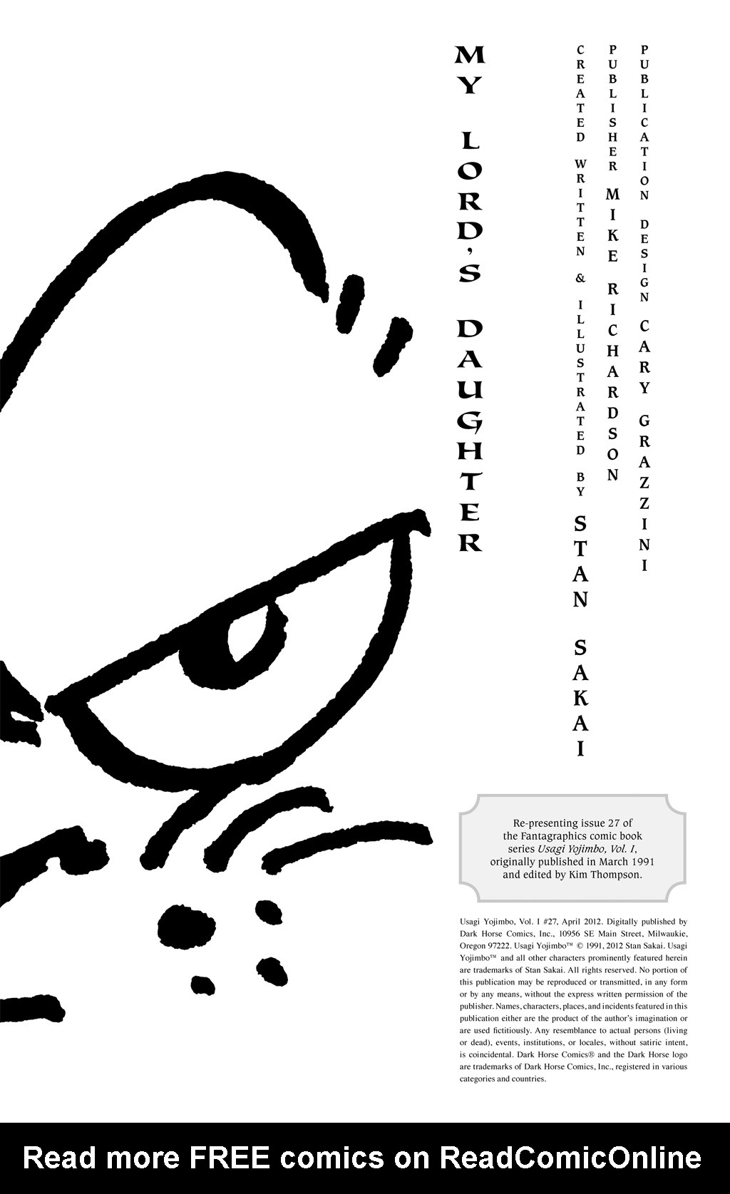 Read online Usagi Yojimbo (1987) comic -  Issue #27 - 2