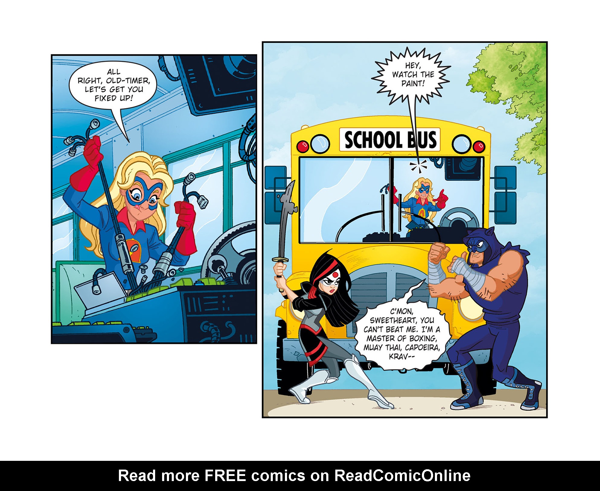 Read online DC Super Hero Girls: Past Times at Super Hero High comic -  Issue #9 - 10