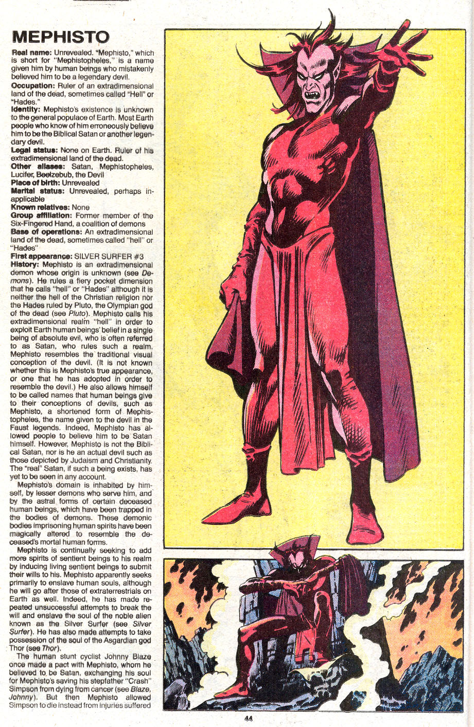 Read online The Official Handbook of the Marvel Universe Deluxe Edition comic -  Issue #8 - 46