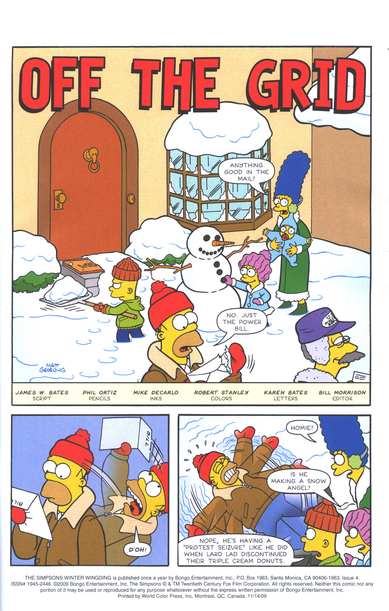 Read online The Simpsons Winter Wingding comic -  Issue #4 - 3