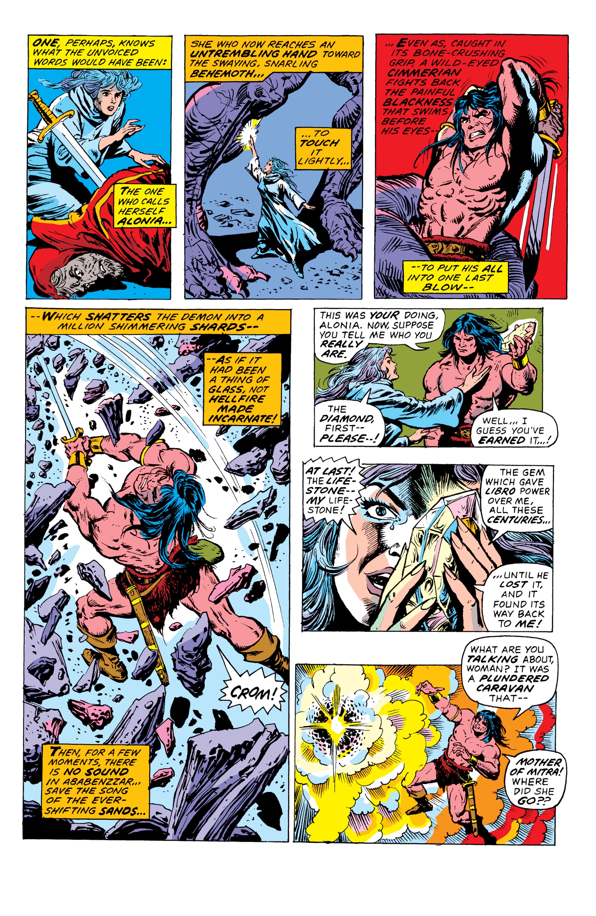 Read online Conan The Barbarian Epic Collection: The Original Marvel Years - The Curse Of The Golden Skull comic -  Issue # TPB (Part 3) - 80