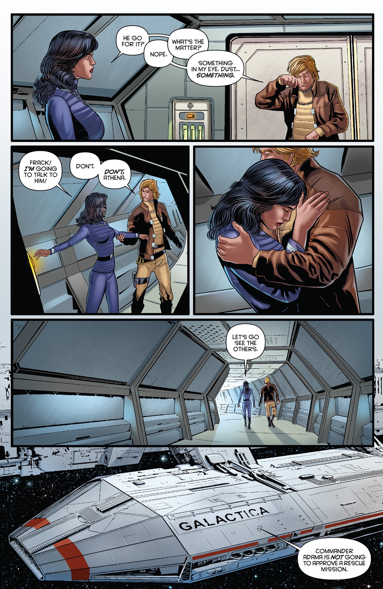 Read online Classic Battlestar Galactica: The Death of Apollo comic -  Issue #3 - 8