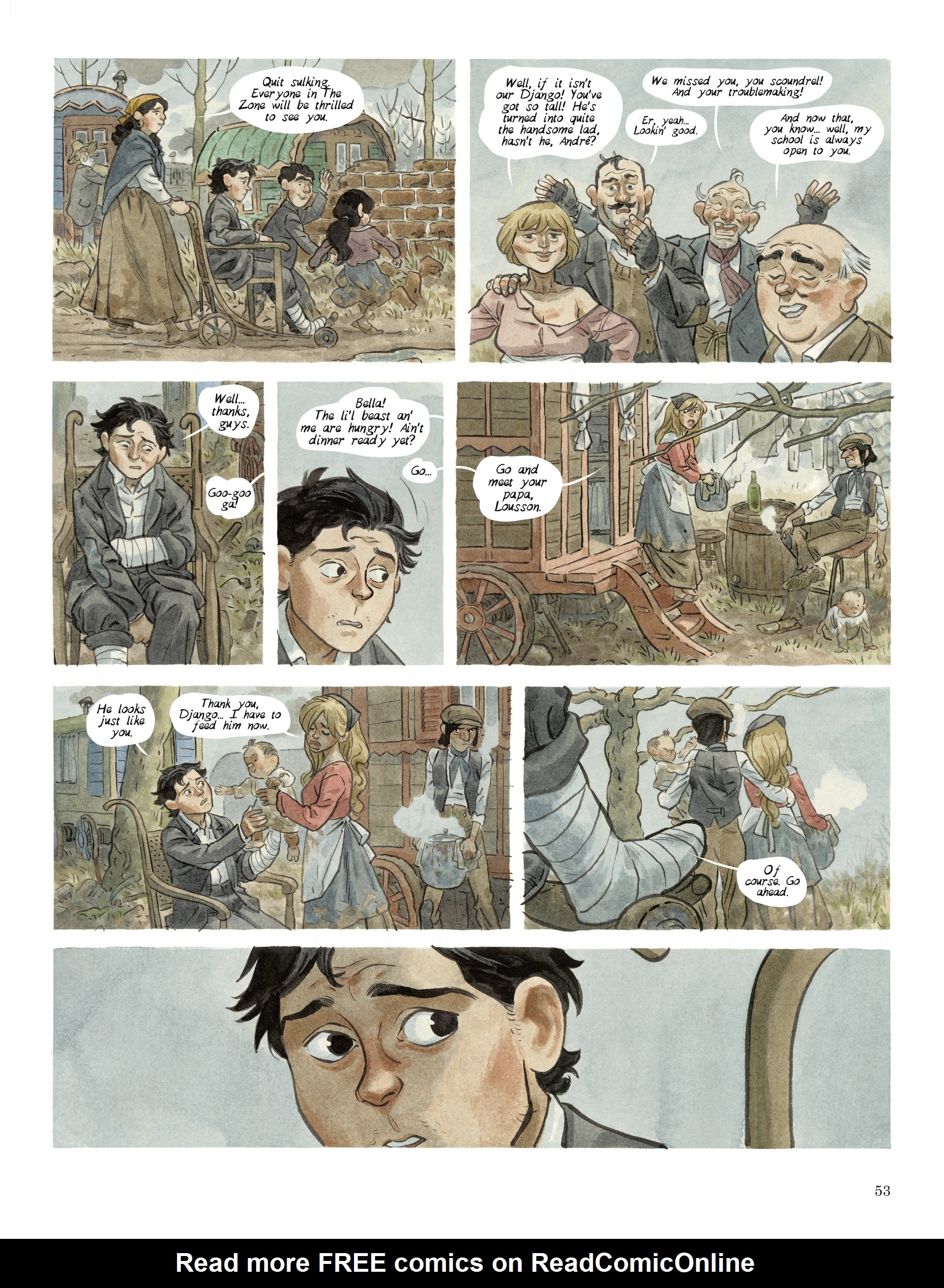 Read online Django: Hand On Fire comic -  Issue # TPB - 52