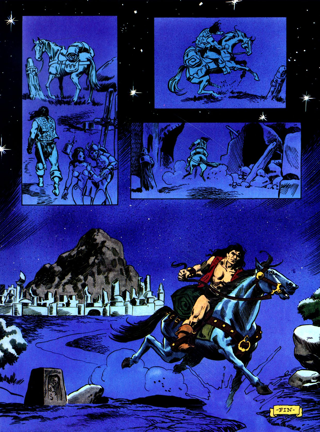 Read online Marvel Graphic Novel comic -  Issue #59 - Conan - The Horn of Azoth - 64