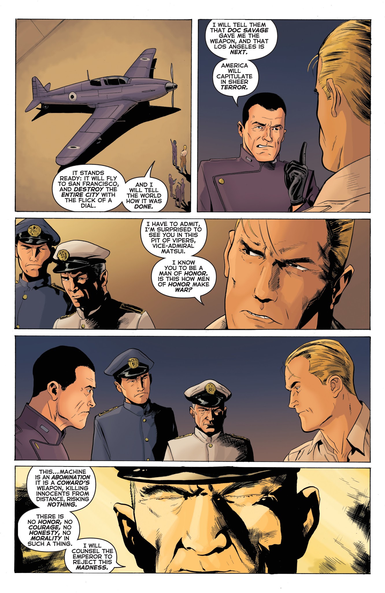 Read online Doc Savage: Ring Of Fire comic -  Issue #4 - 8