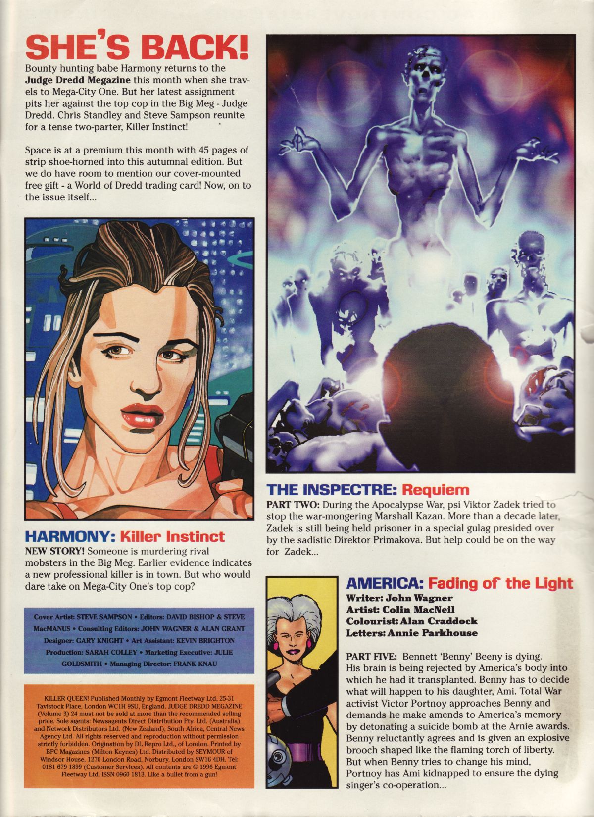 Read online Judge Dredd Megazine (vol. 3) comic -  Issue #24 - 2