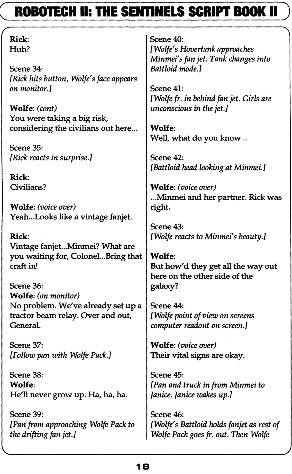 Read online Robotech II: The Sentinels comic -  Issue # _Script Book 2 - 19