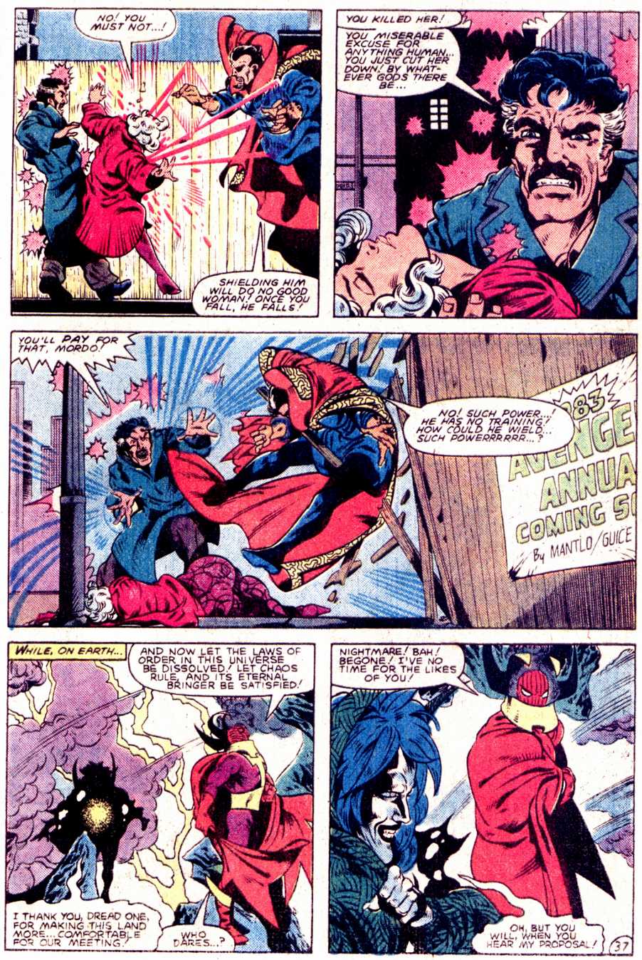 Read online What If? (1977) comic -  Issue #40 - Dr Strange had not become master of The mystic arts - 38