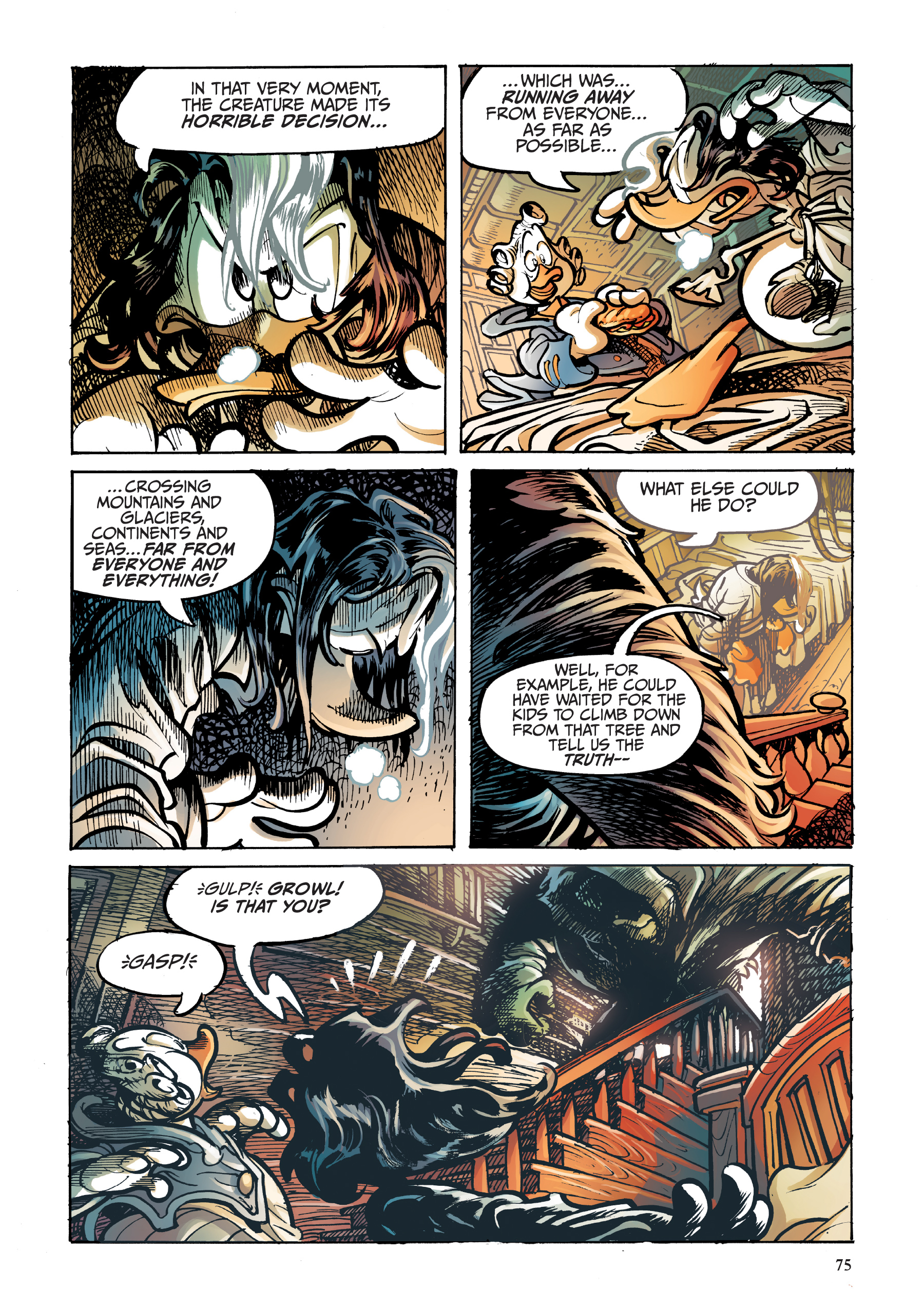 Read online Disney Frankenstein, Starring Donald Duck comic -  Issue # TPB - 75