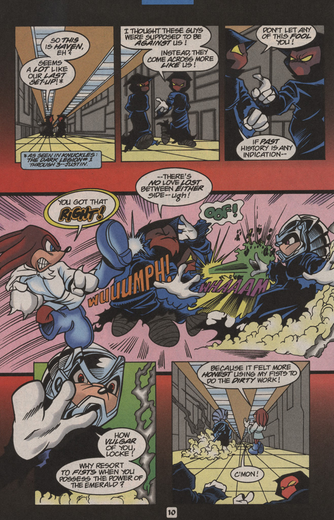 Read online Knuckles the Echidna comic -  Issue #24 - 14