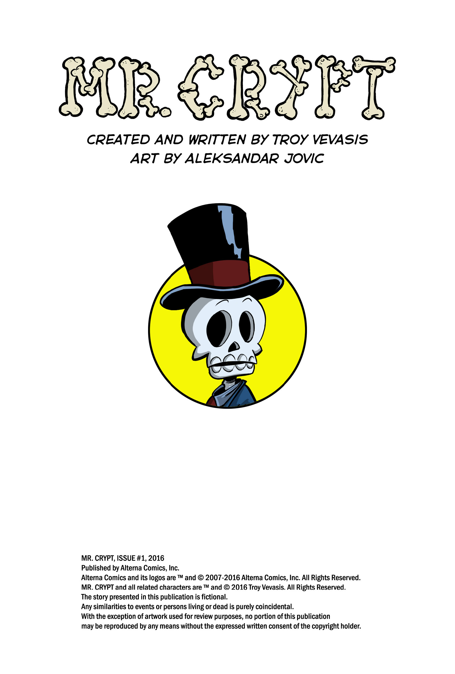 Read online Mr. Crypt comic -  Issue #1 - 2