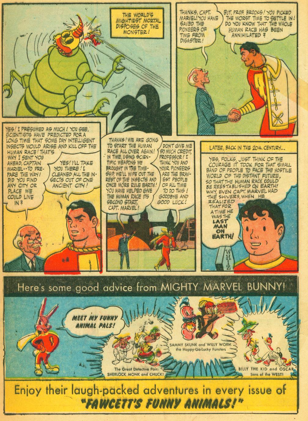 Read online Captain Marvel Adventures comic -  Issue #52 - 20