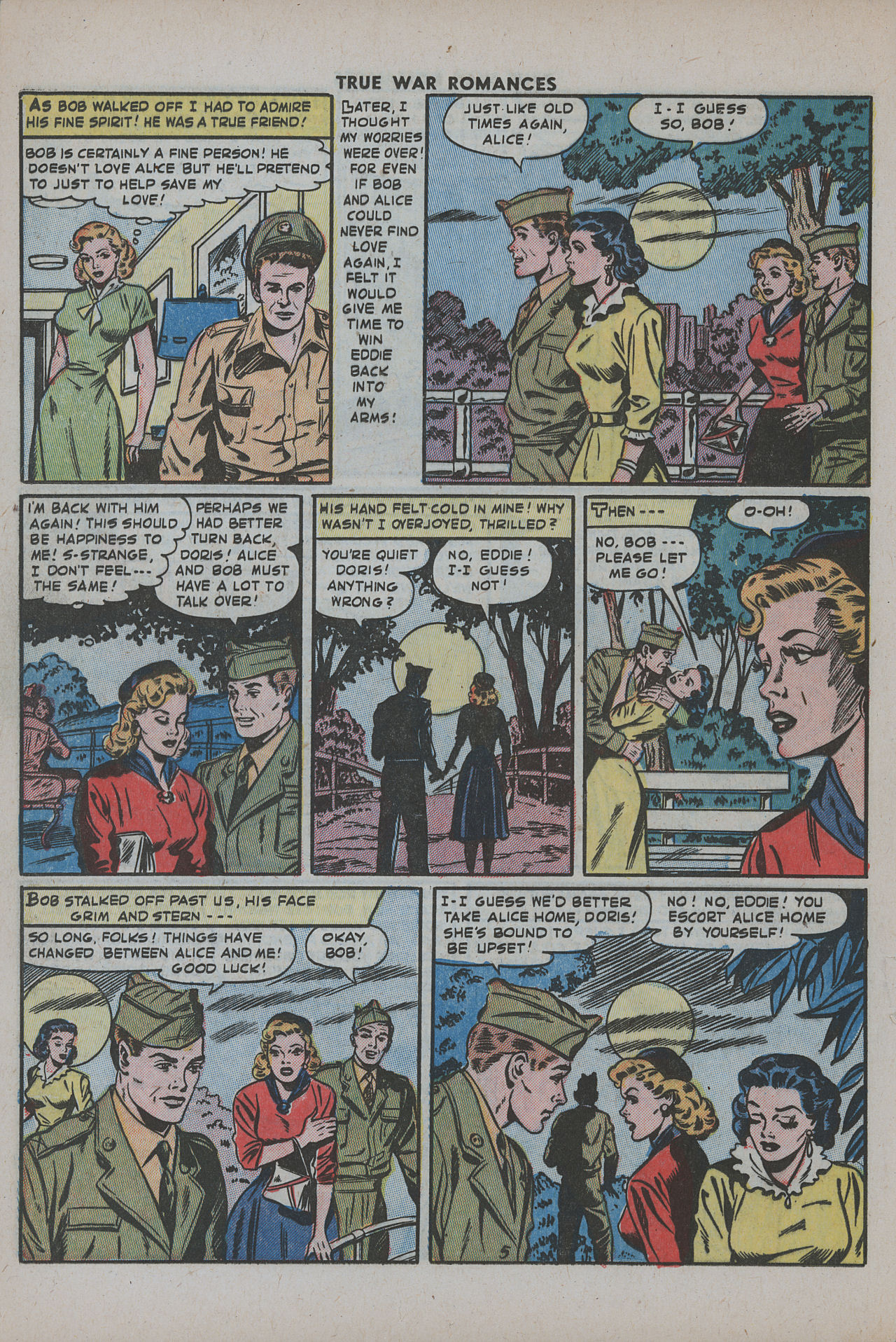 Read online True War Romances comic -  Issue #15 - 16