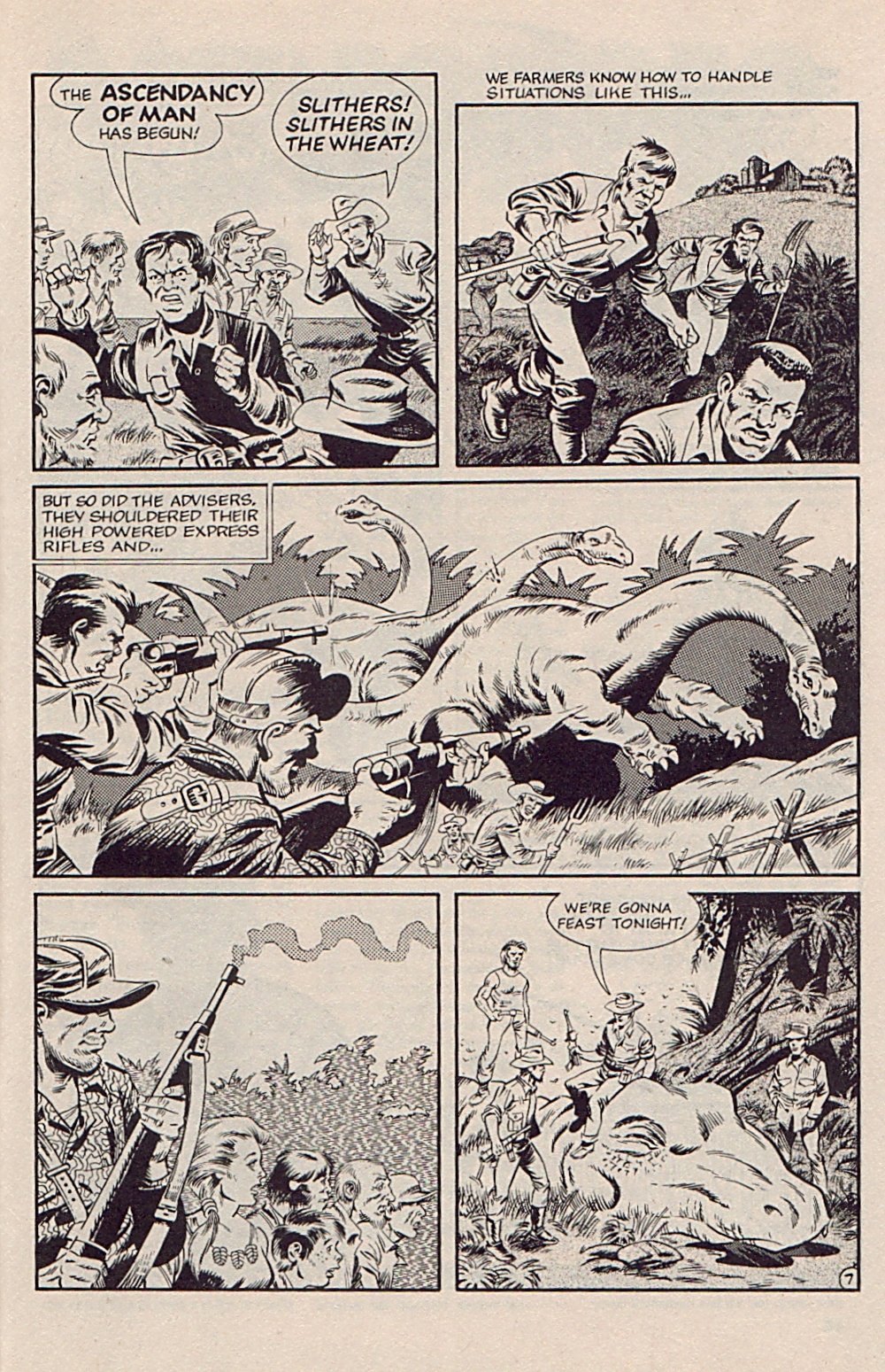 Read online Xenozoic Tales comic -  Issue #10 - 30