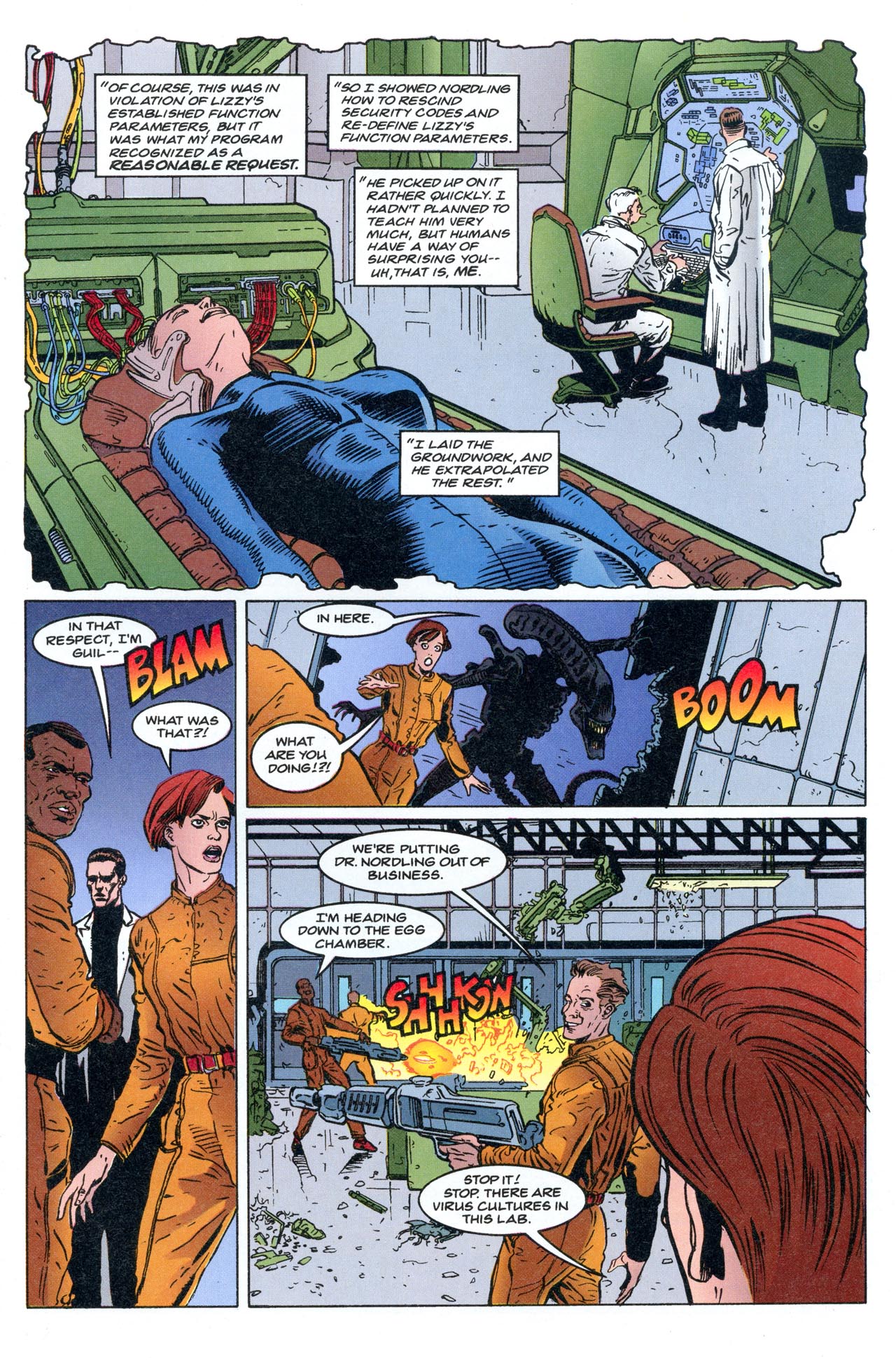 Read online Aliens: Stronghold comic -  Issue #4 - 5