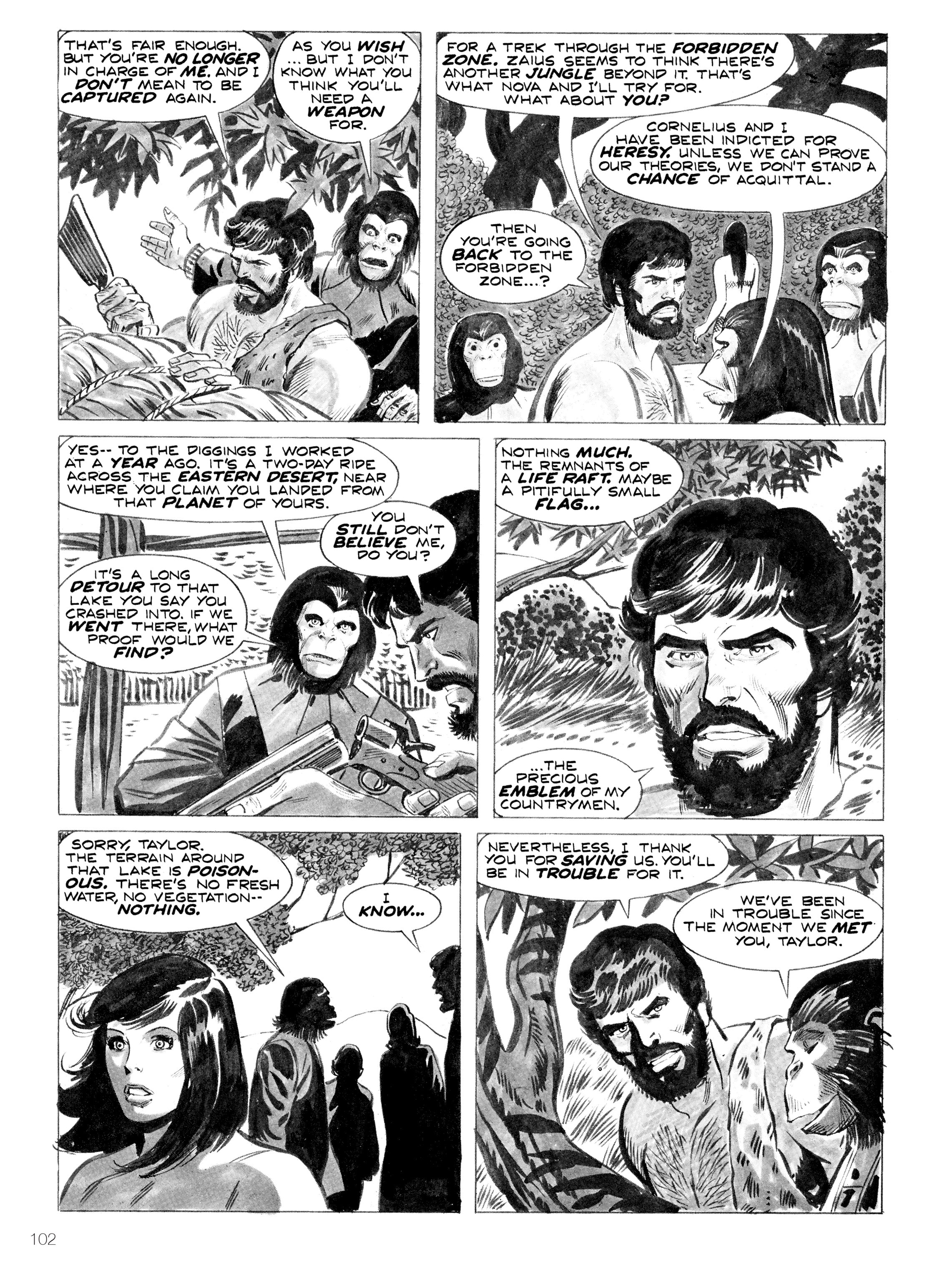 Read online Planet of the Apes: Archive comic -  Issue # TPB 2 (Part 1) - 99