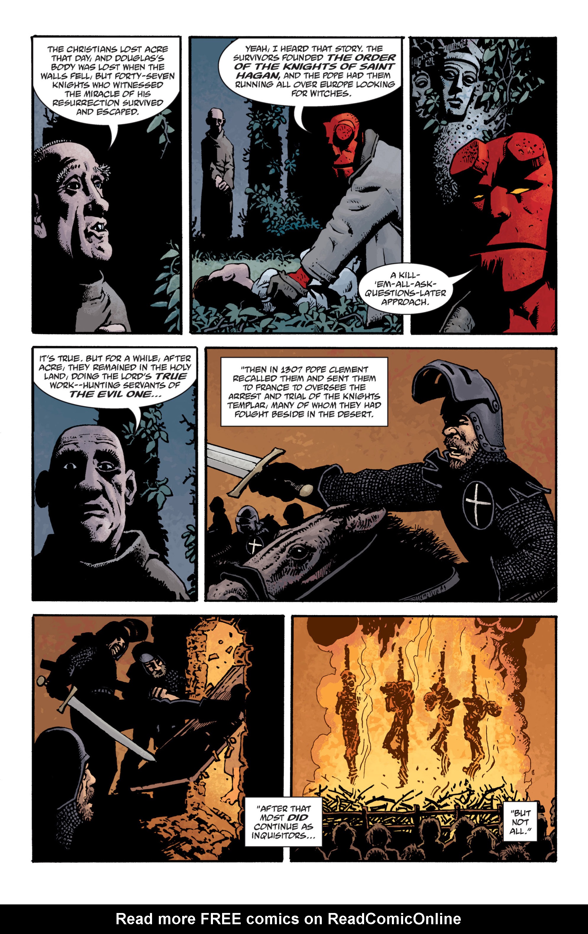 Read online Hellboy comic -  Issue #11 - 130